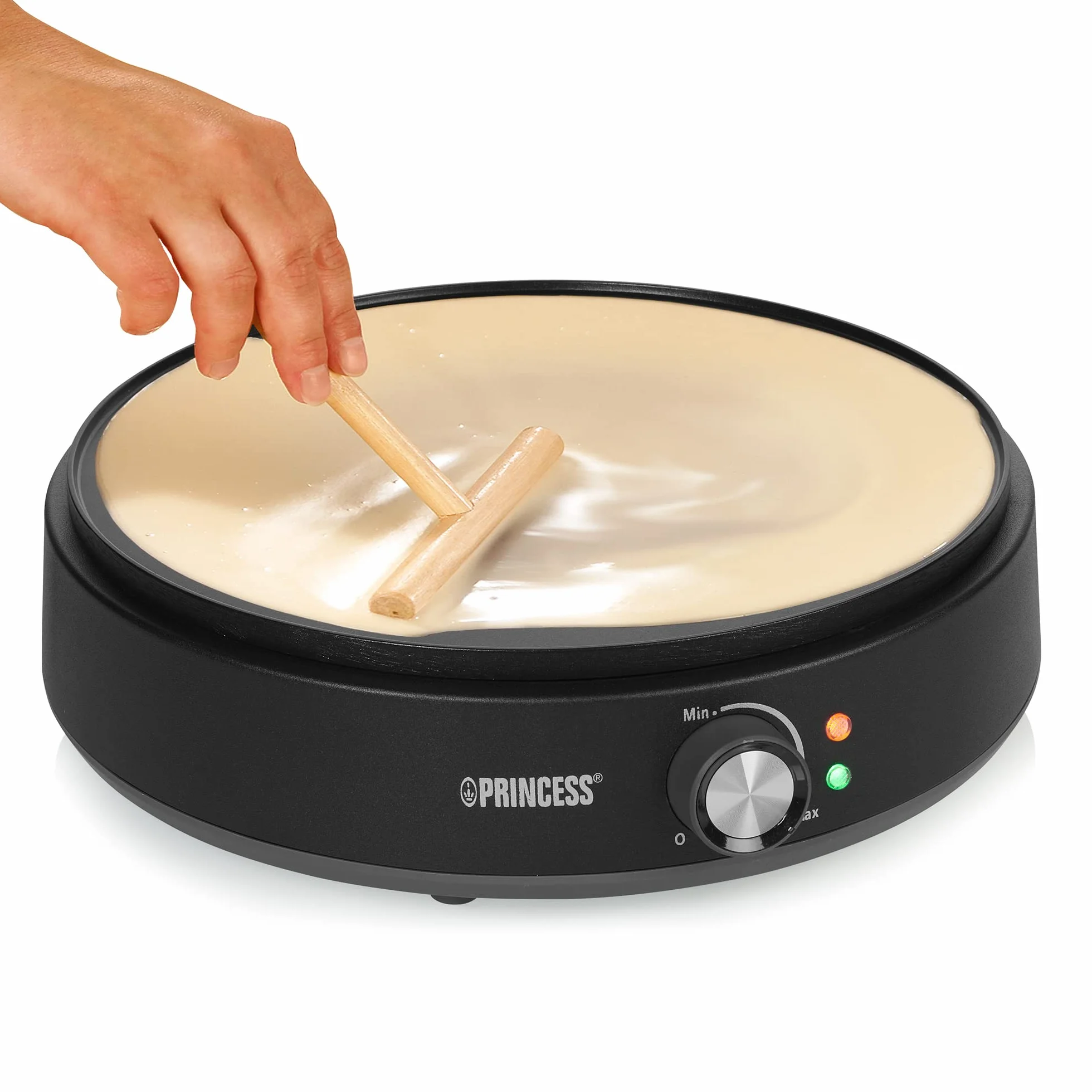 Princess Crêpe Deluxe 1200 W 30 cm patelnia do naleśników z powłoką nieprzywierającą