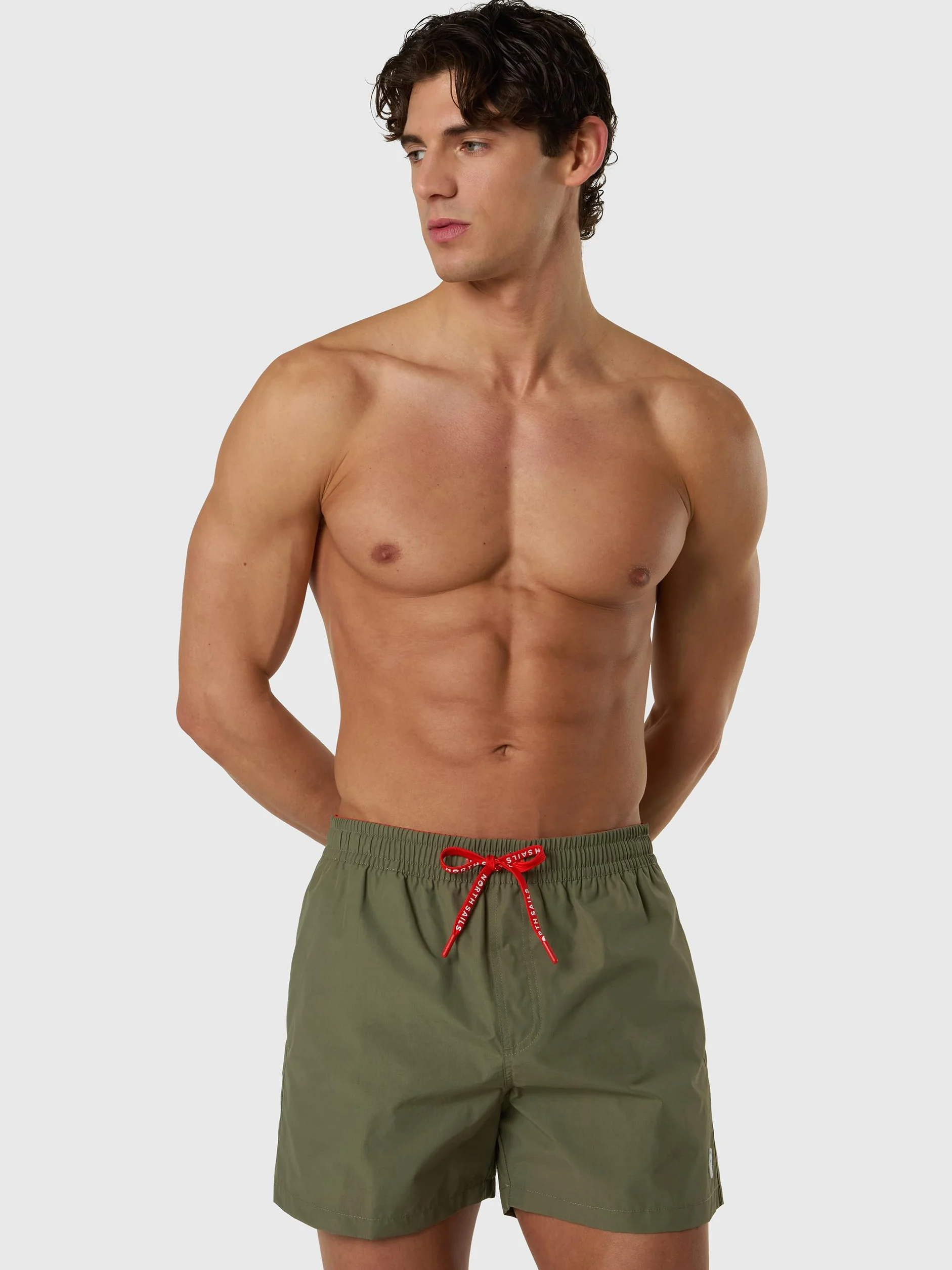 NORTH SAILS Boxer Mare Uomo in Cotone e Poliammide Riciclata Stile Volley