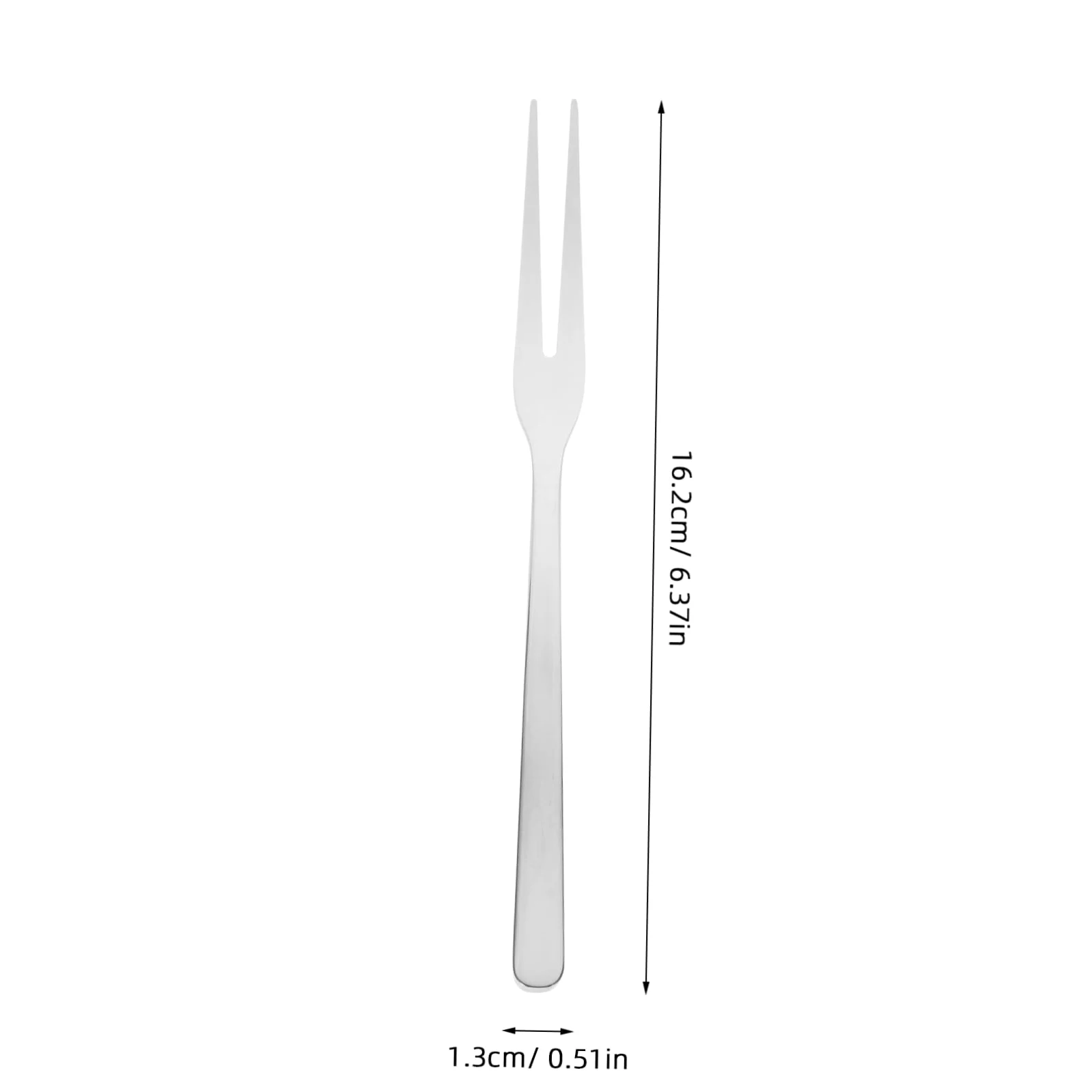 PLAFOPE 8 pezzi Forchette da Frutta in Inossidabile Design Ergonomico per Dessert Antipasti e Insalate Piccole Forchettine Resistenti ed Eleganti per Tavola