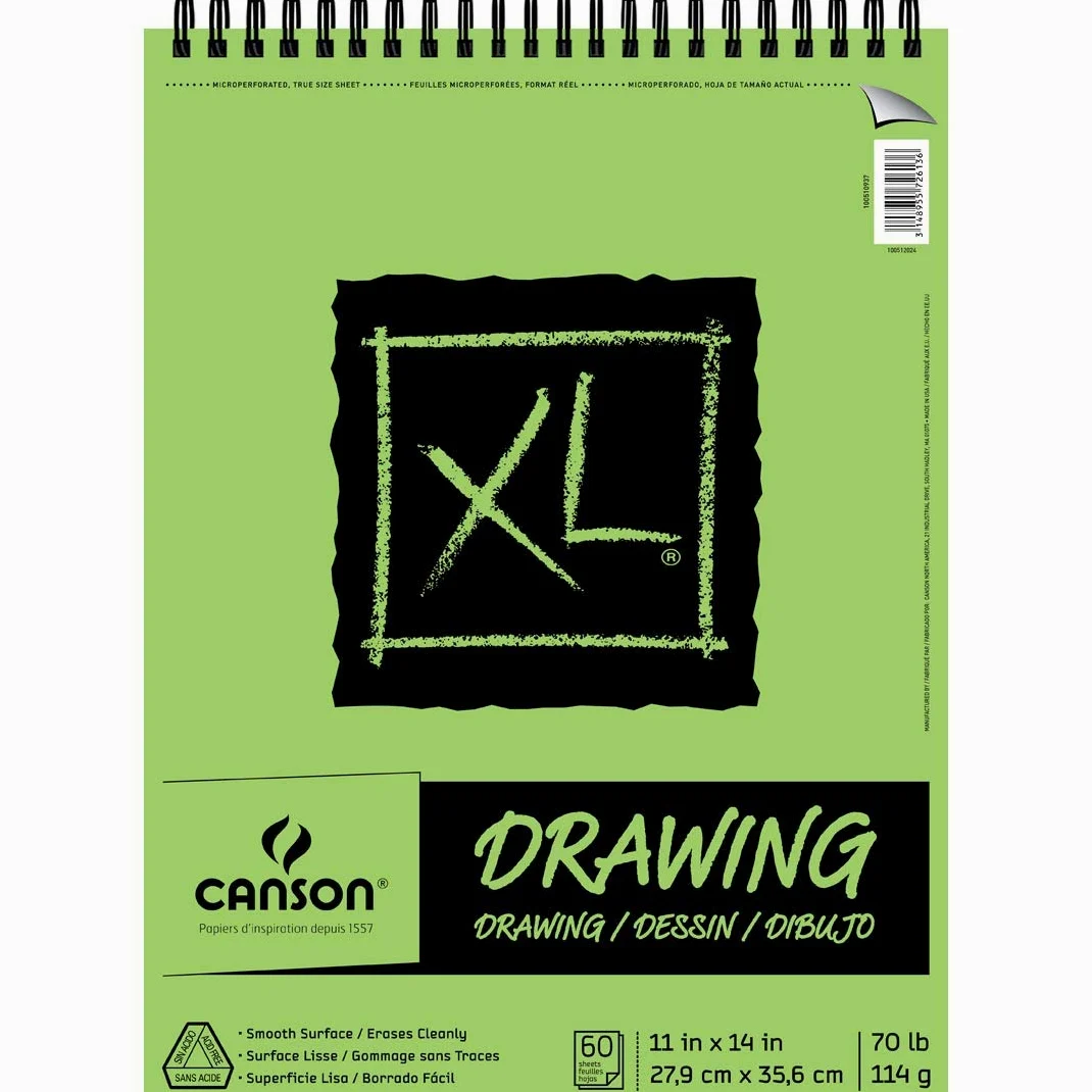 Canson C702-2431) - Blocco per fogli da disegno, misura XL, 11 x 14 cm