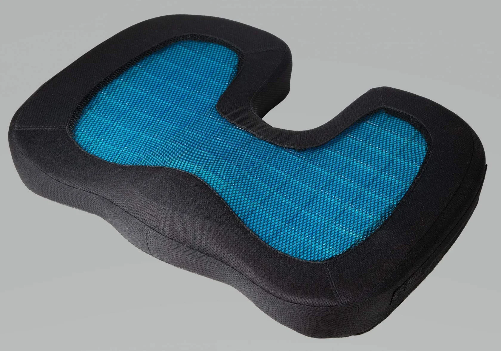 Lifenaxx U-Shape Gel Insert Silicone Coccyx Cushion Memory Foam Seat Orthopedic Pain Relief Viscoelastic Seating Pillow LX-014