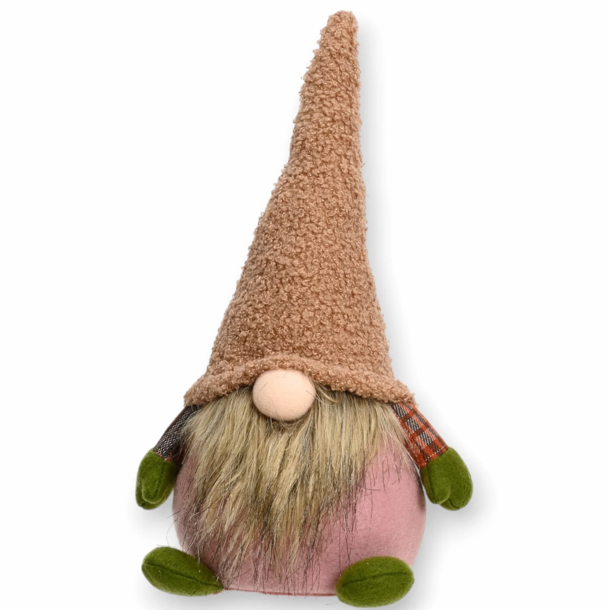 MIJOMA Gnomo di Natale decorativo 30 cm poliestere decorazione natalizia scandinava