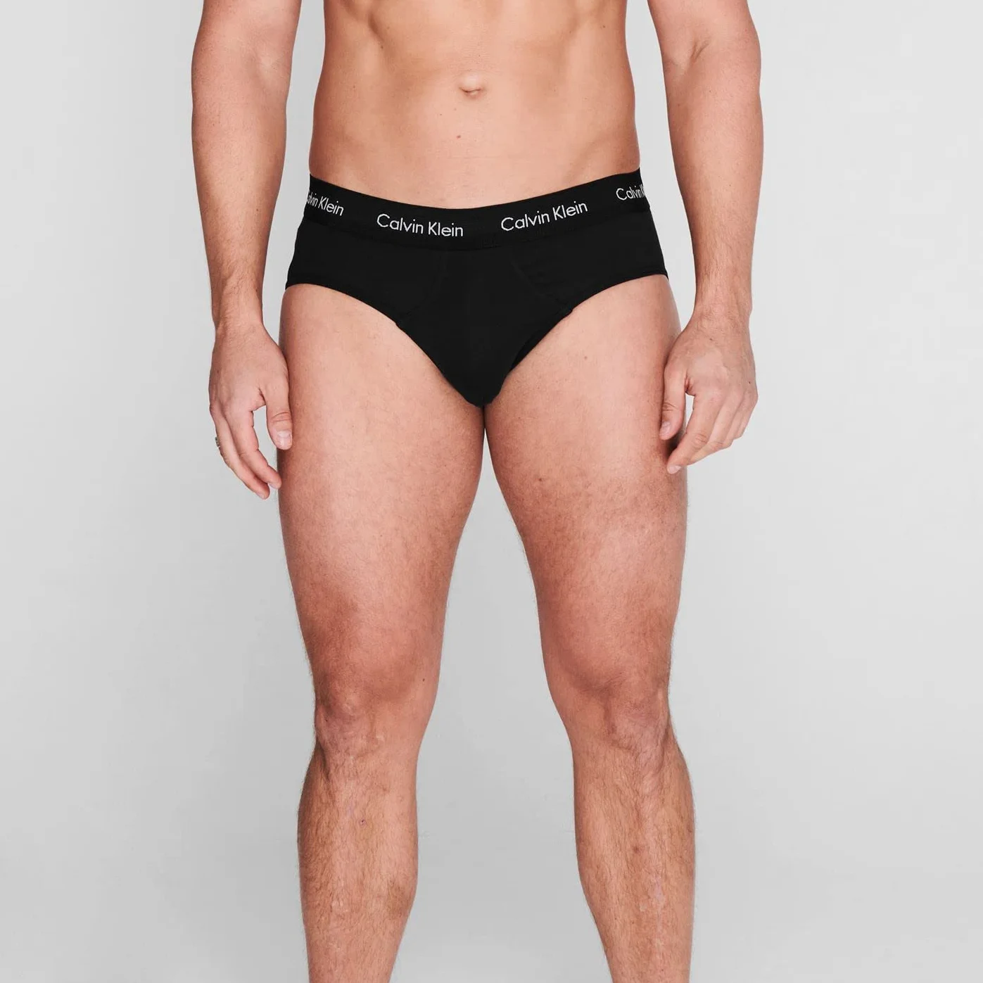 Calvin Klein Raffreddamento Cotone Stretch 3 Pack Breve, Nero/Bianco/Grigio