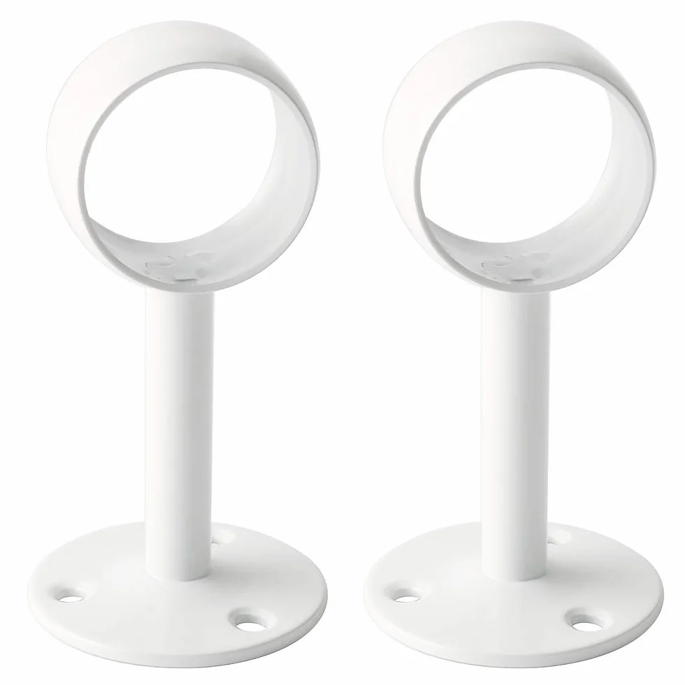 SAYAYO Bastone per Tende da Soffitto Acciaio Inox Supporto 32mm 2 Pezzi