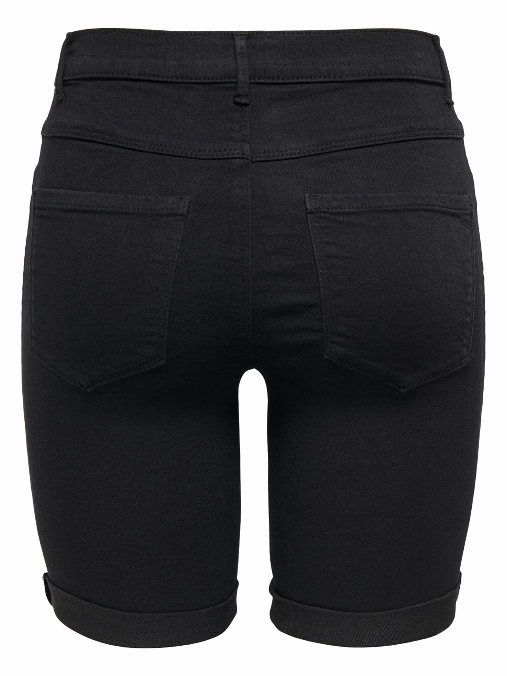 ONLY Denim Shorts ONLRAIN Mid Waist Bodycon Fit Denim Shorts