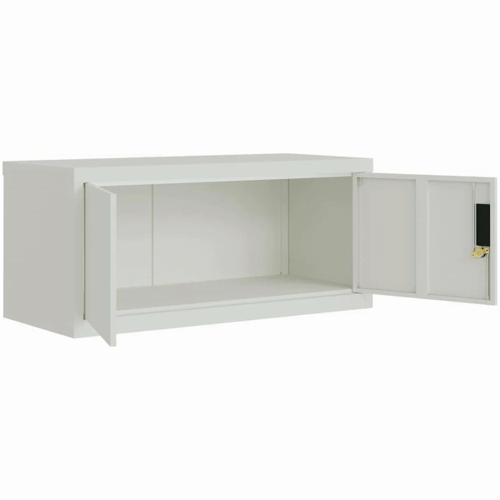 Armadio Classificatore Grigio Chiaro 90x40x40 cm in Acciaio,Armadi Archivio,Armadio Classificatore,Armadi da Ufficio,Schedario da Ufficio-339717
