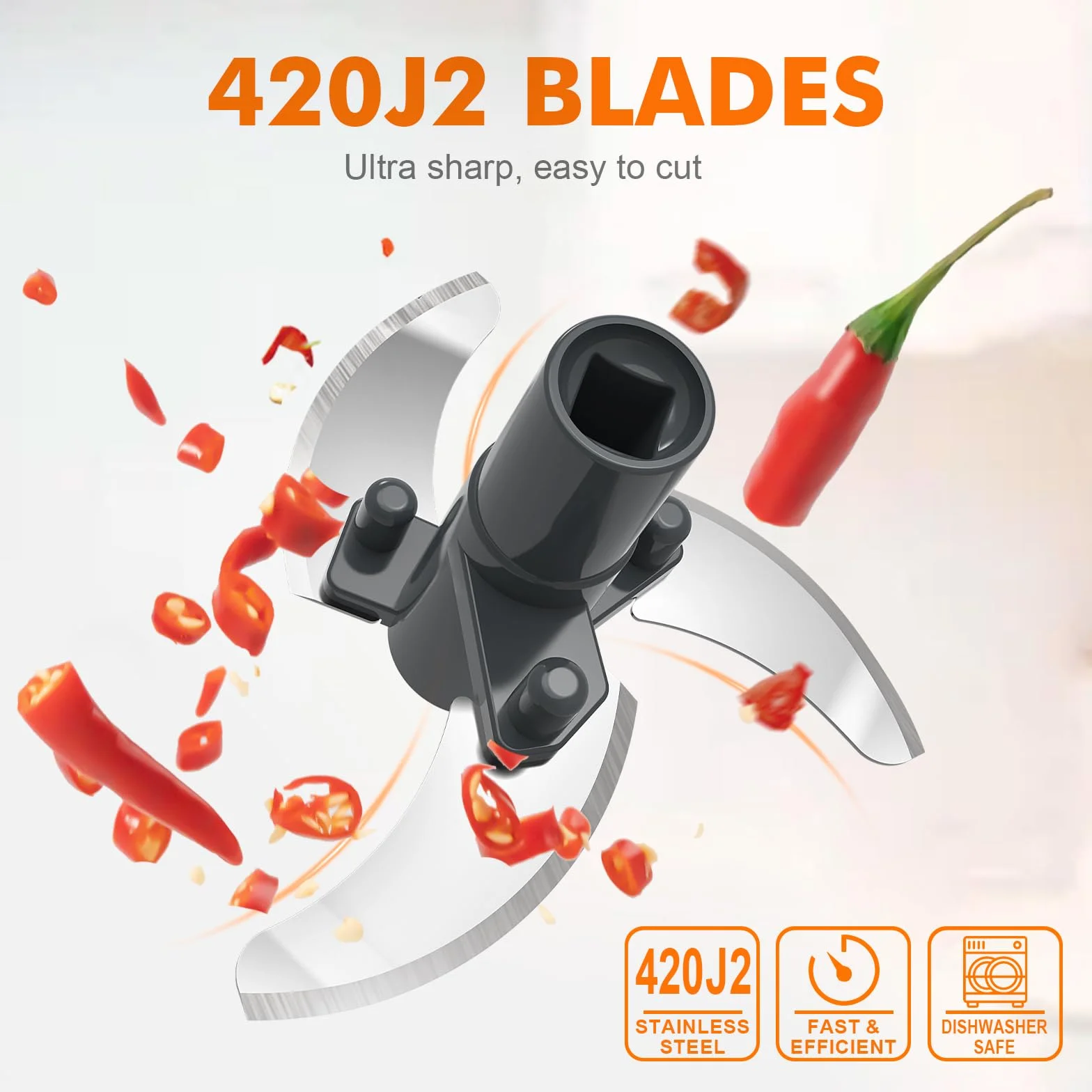 Ibergrif M501 Tritatutto Manuale a Corda Multifunzionale per Verdure Carne Noci