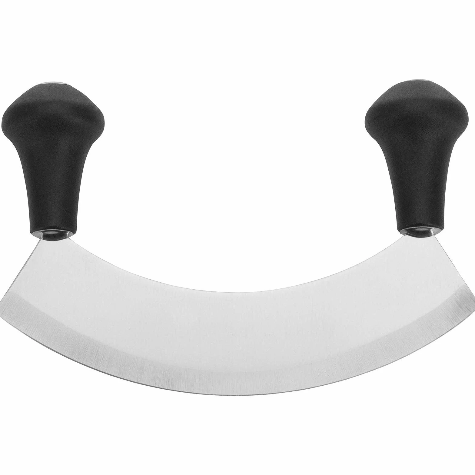 Westmark Mezzaluna, Con 1 lama, Lunghezza: 17 cm, Acciaio inox/Plastica, Argento/Nero, 12932270