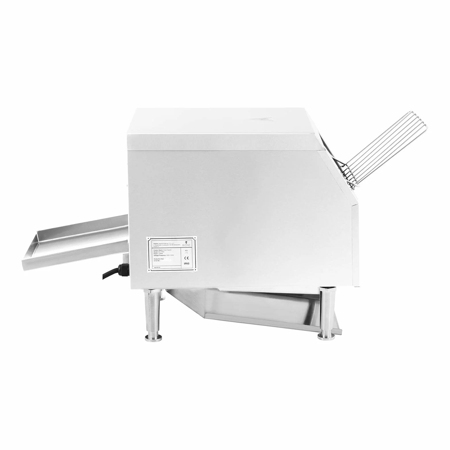 Royal Catering Tostiera RC-CT001 (2.200 W, 3 funzioni, 7 velocità)