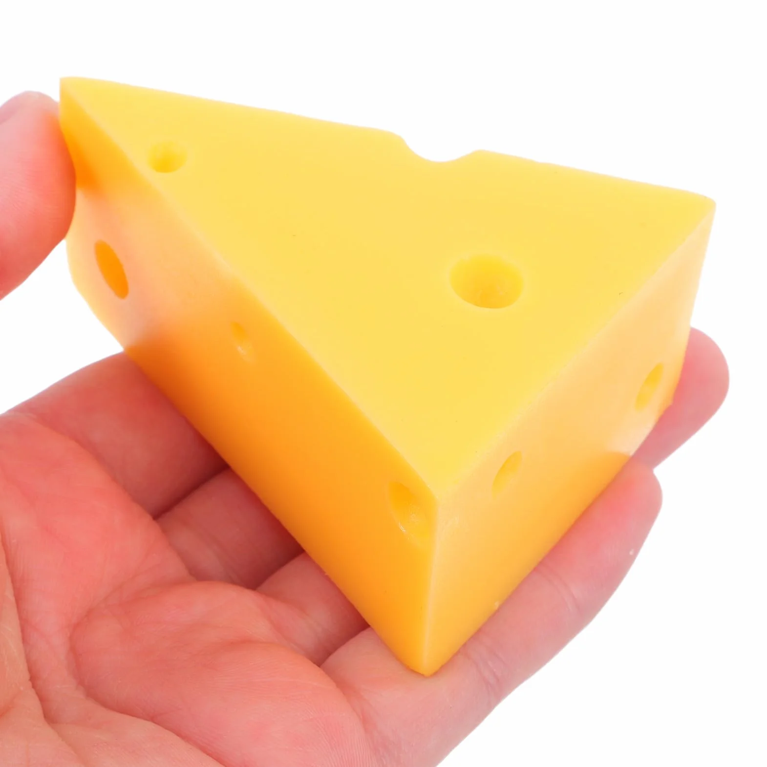 MAGICLULU Modello di Formaggio Simulato in Resina Giallo Aspetto Realistico, Leggero e Resistente, per Decorazioni Casa e Feste Nuziali