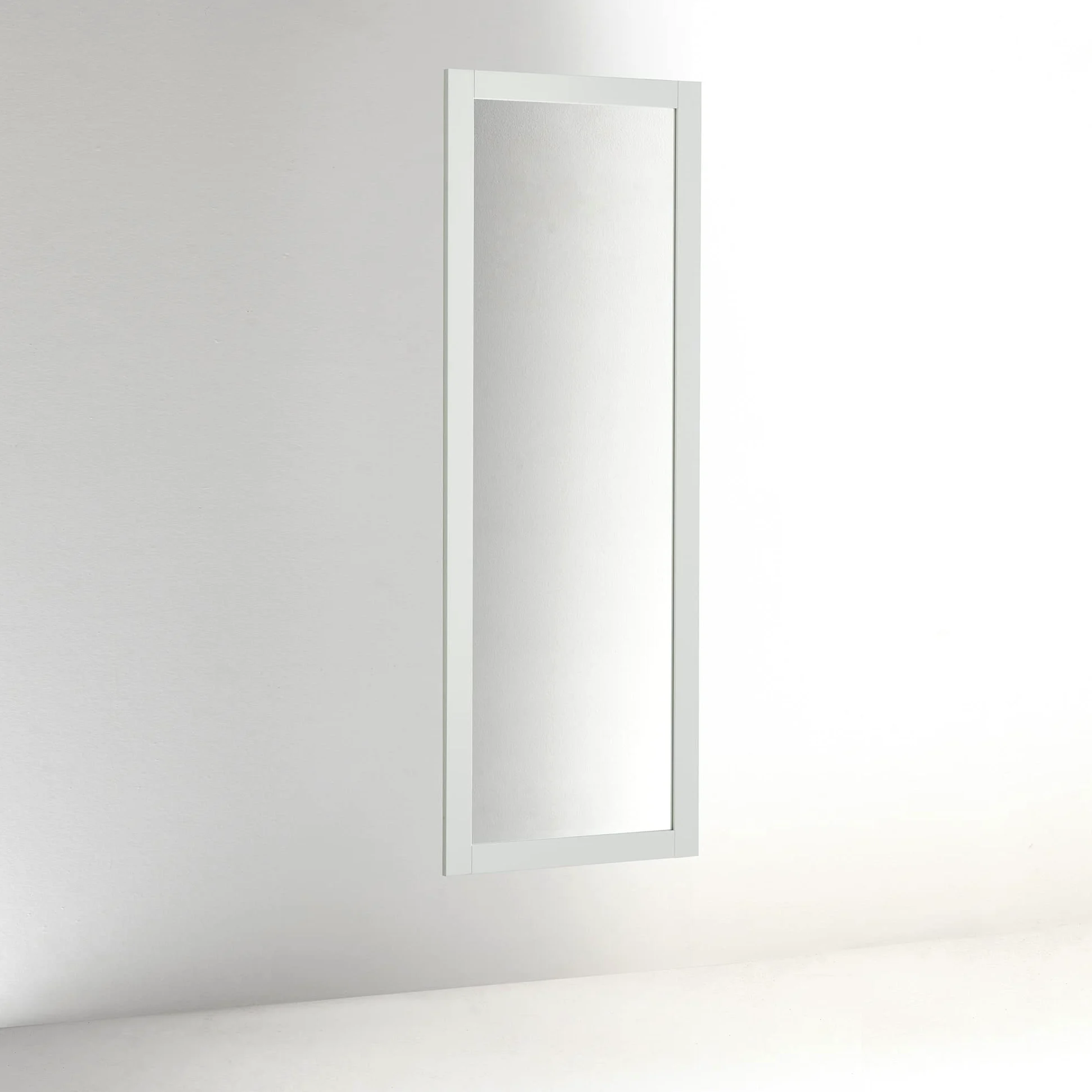 ARHome Specchiera Parete, Smart, 140 x 50, Bianco, Specchio Parete Muro, Prodotto in Italia