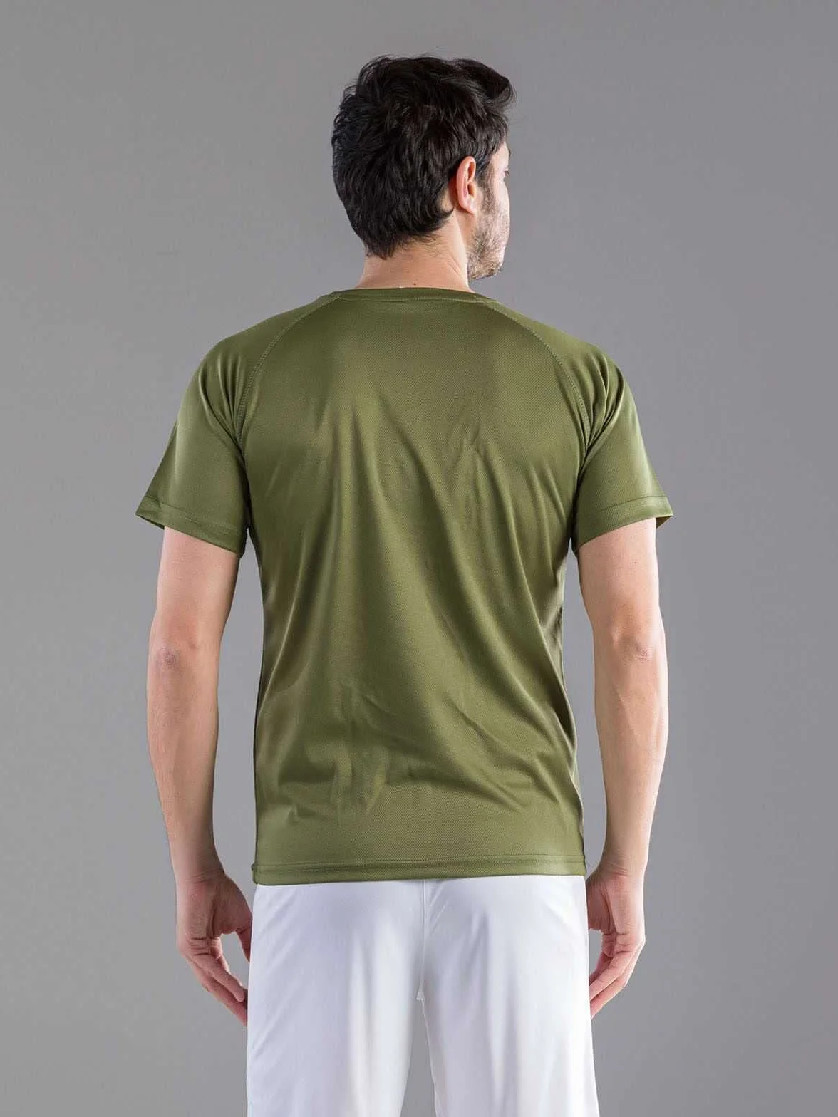 T Shirt Uomo Palestra Manica Corta Padel Maglia Calcio Tennis Running Tecnica Sportiva Traspirante Allenamento