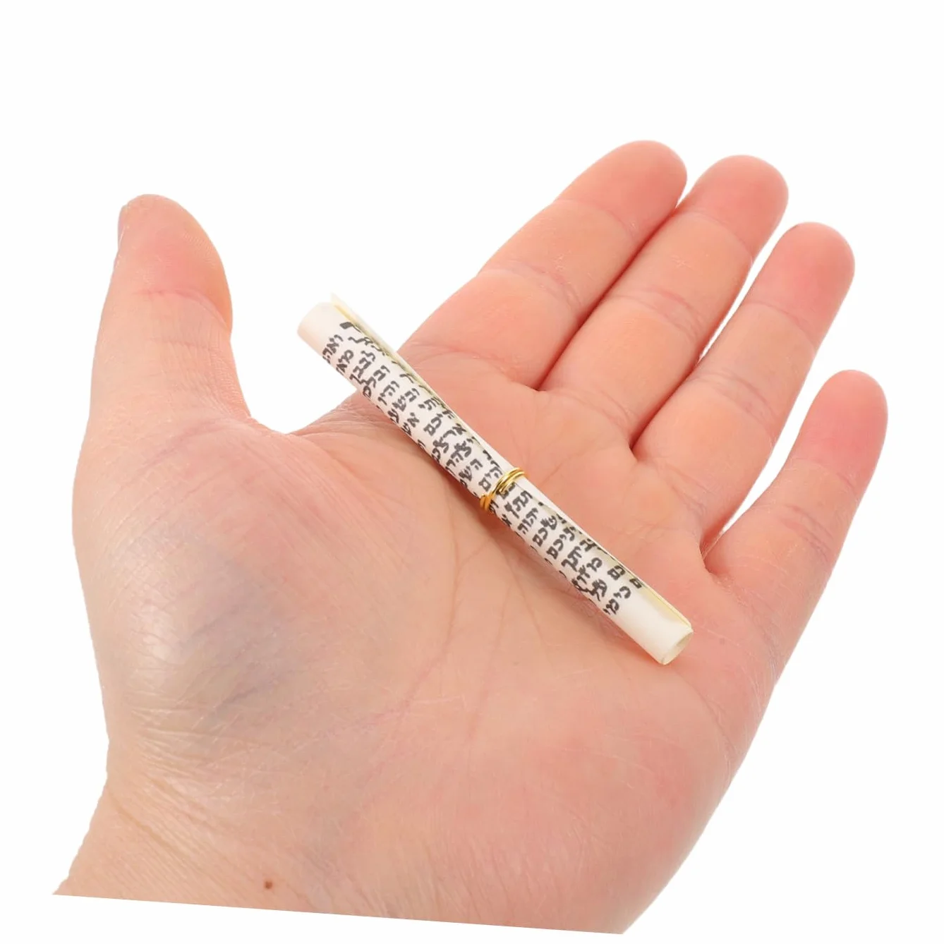 NUOBESTY 20 Pezzi Mezuzah Kosher Scroll Benedizione della Porta Ebraico Rotolo