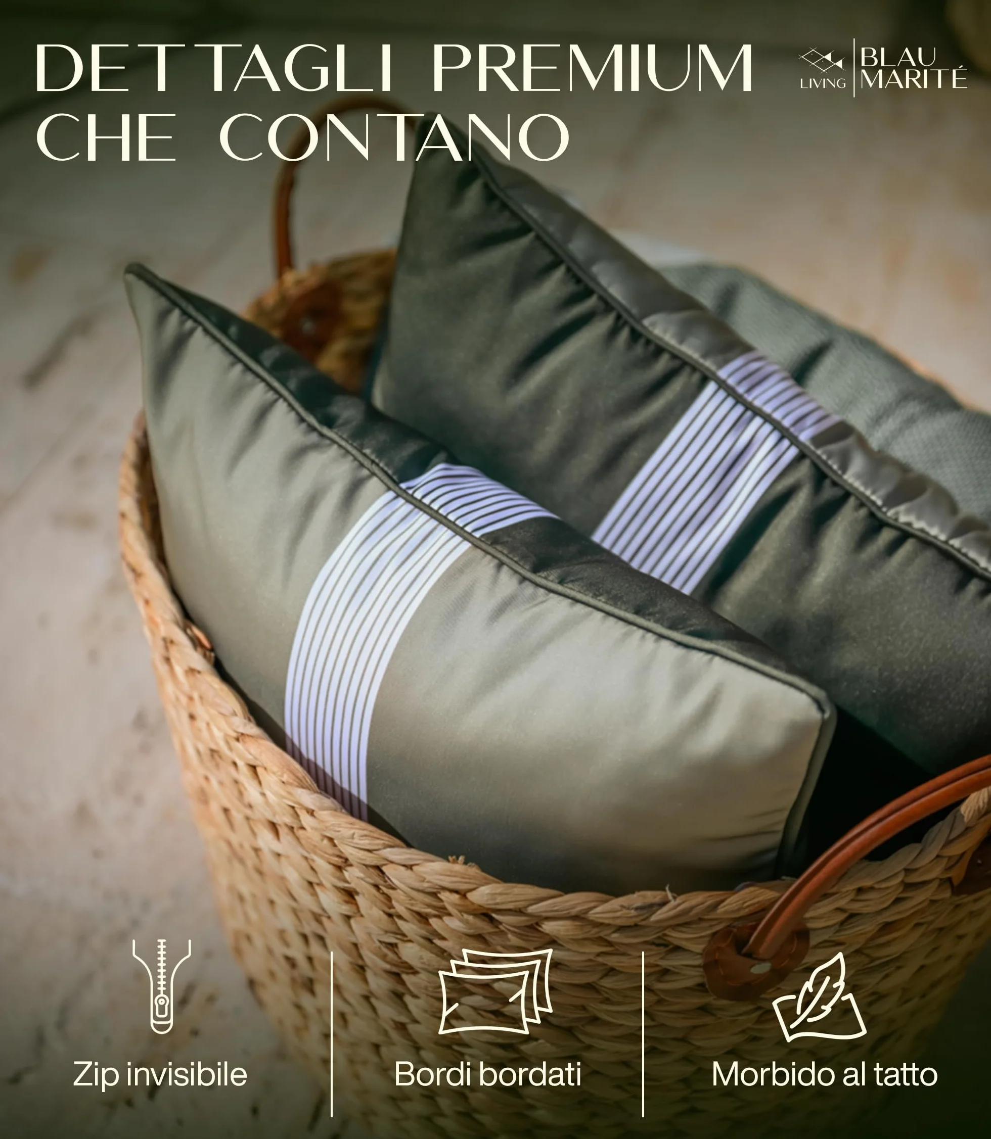 Set 2 Federe Cuscini da Esterno 30x50 cm – Impermeabili, Antimacchia, Resistenti ai Raggi UV – Morbide e Lavabili – Copricuscini Decorativi per Giardino, Balcone, Terrazza – Verde