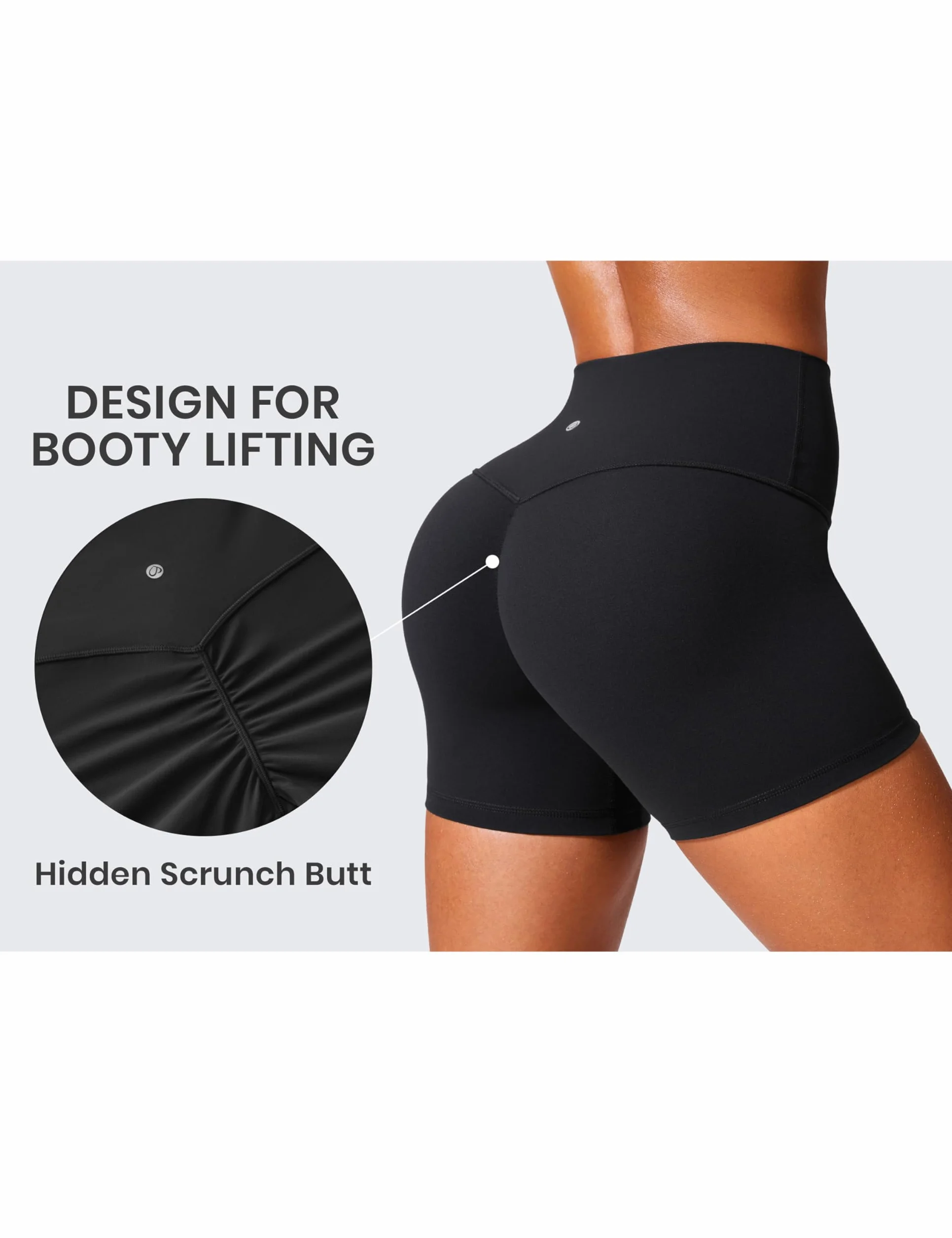 CRZ YOGA Donna Butterlift Pantaloncini Sollevamento del Sedere 10cm/15cm Vita Alta