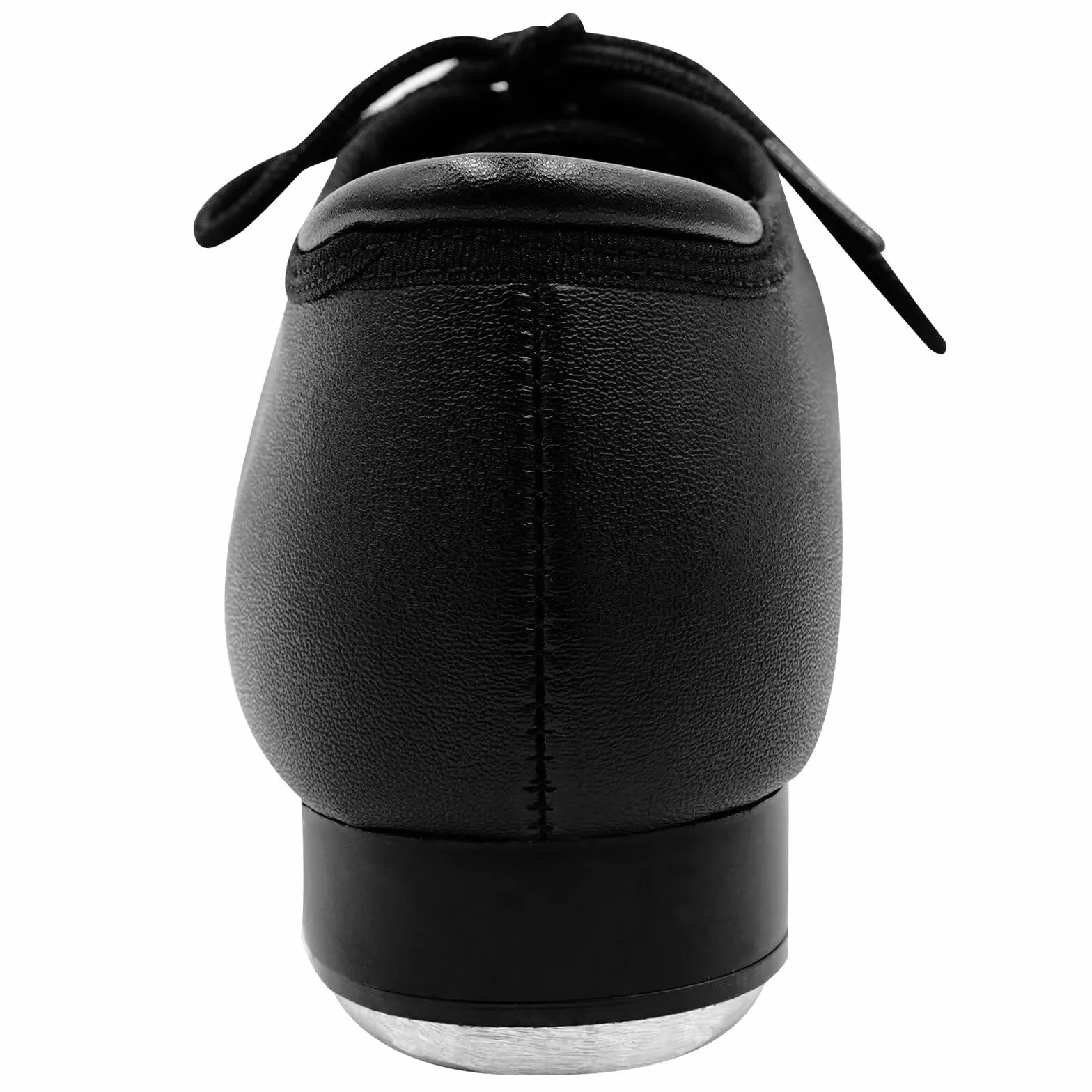 Nera Pelle Allacciata Oxford Scarpa da Tip Tap per Ragazzi Uomini