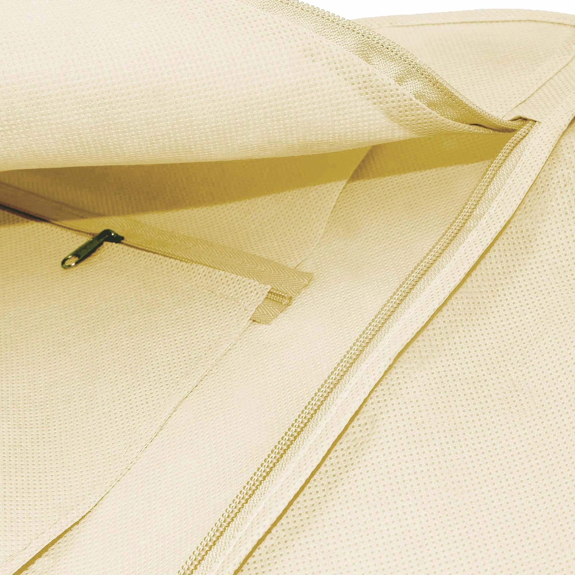 Hangerworld Custodia Porta Abito da Sposa 183cm Traspirante Bianco Avorio con Cerniera Lampo