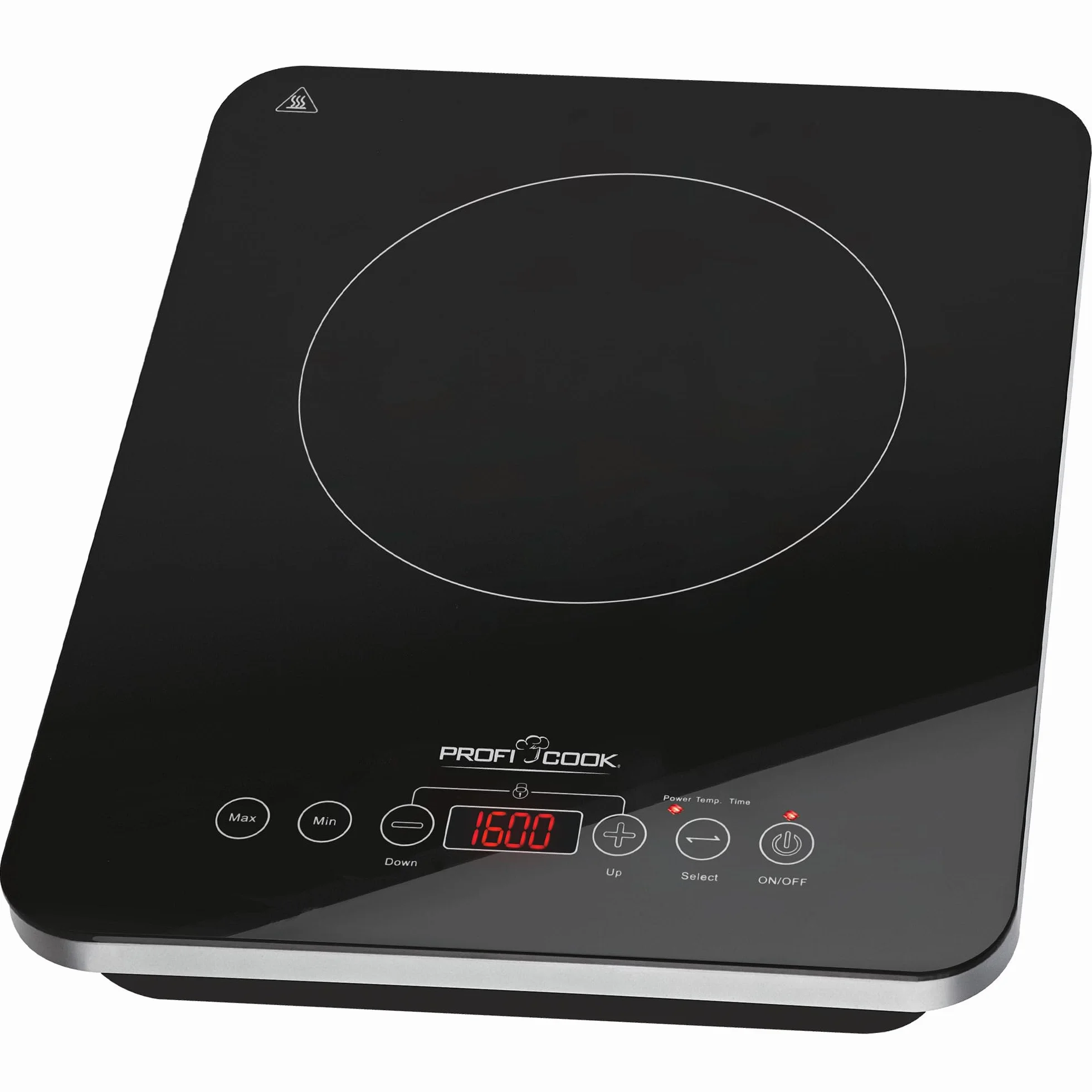 Piastra singola a induzione ProfiCook® | riscaldamento rapido | induzione | Sensor Touch | piano di cottura | 10 livelli di potenza | timer | piano di cottura | PC-EKI 1062
