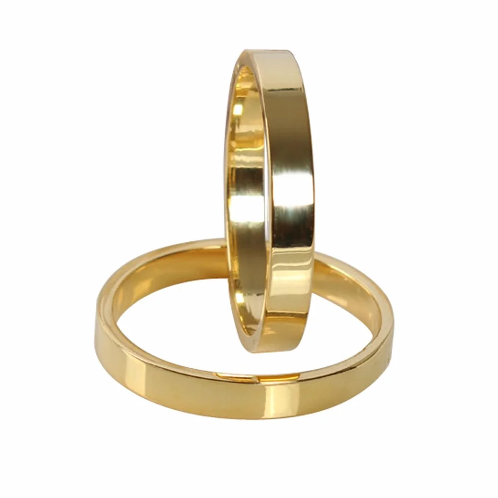 keland Portatovagliolo in oro 6PX adatto per feste di matrimonio di famiglia o festa (perla, oro) decorazione evento festa di nozze (Squillare, gold)