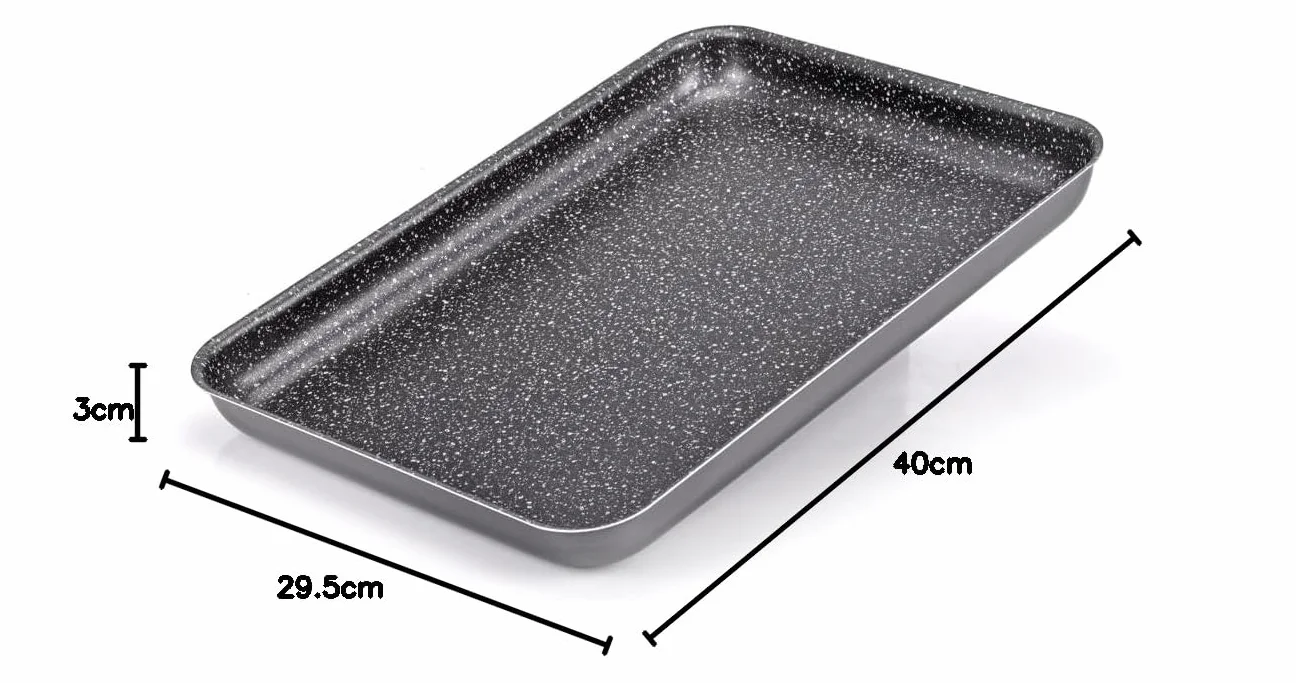 Alluflon Tradizione Italia teglia bassa antiaderente 40x28cm alluminio made in Italy