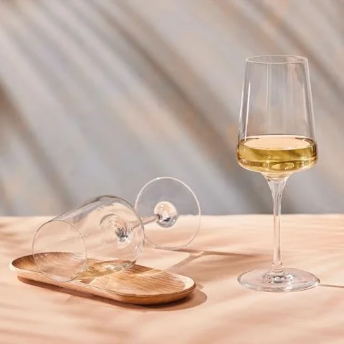 Crystal Glass bicchieri da vino bianco e frizzante set di 6 vetro senza piombo lavabili in lavastoviglie