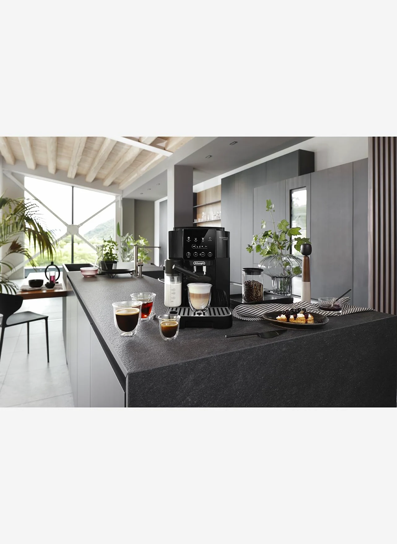 DeLonghi Coffeemachine ECAM 220 60 B Delonghi60 Delonghi 60 Magnifica Start black Schwarz (ECAM 220.60.B)
