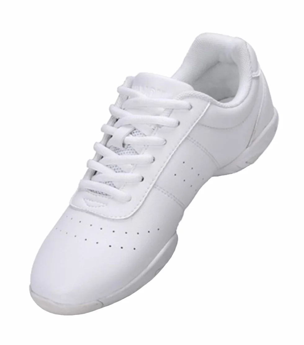 Scarpe da ballo donna con lacci bianco 38 EU per palestra sport aerobica
