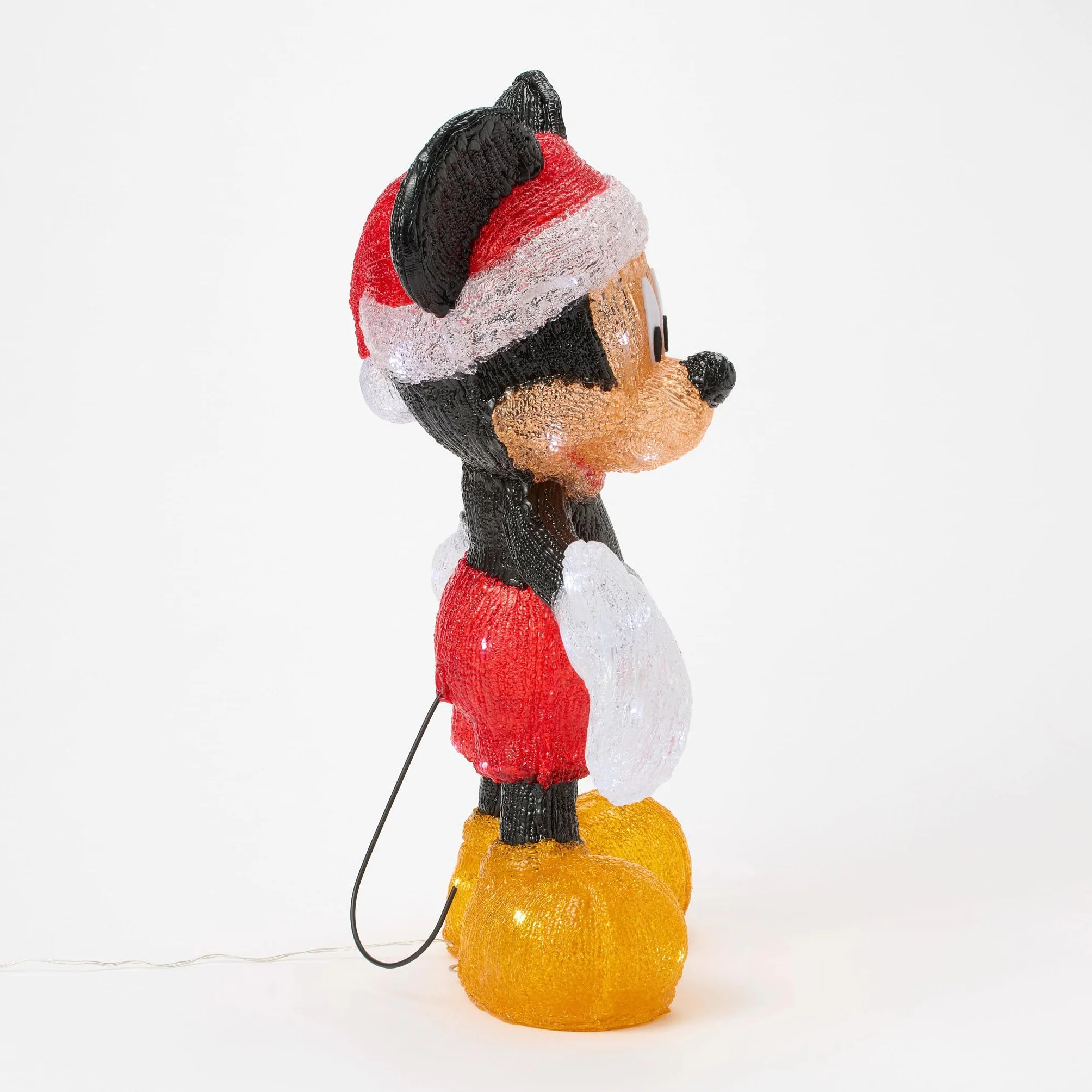 Department 56 Disney Statuetta Babbo Natale Topolino illuminata 52 cm multicolore