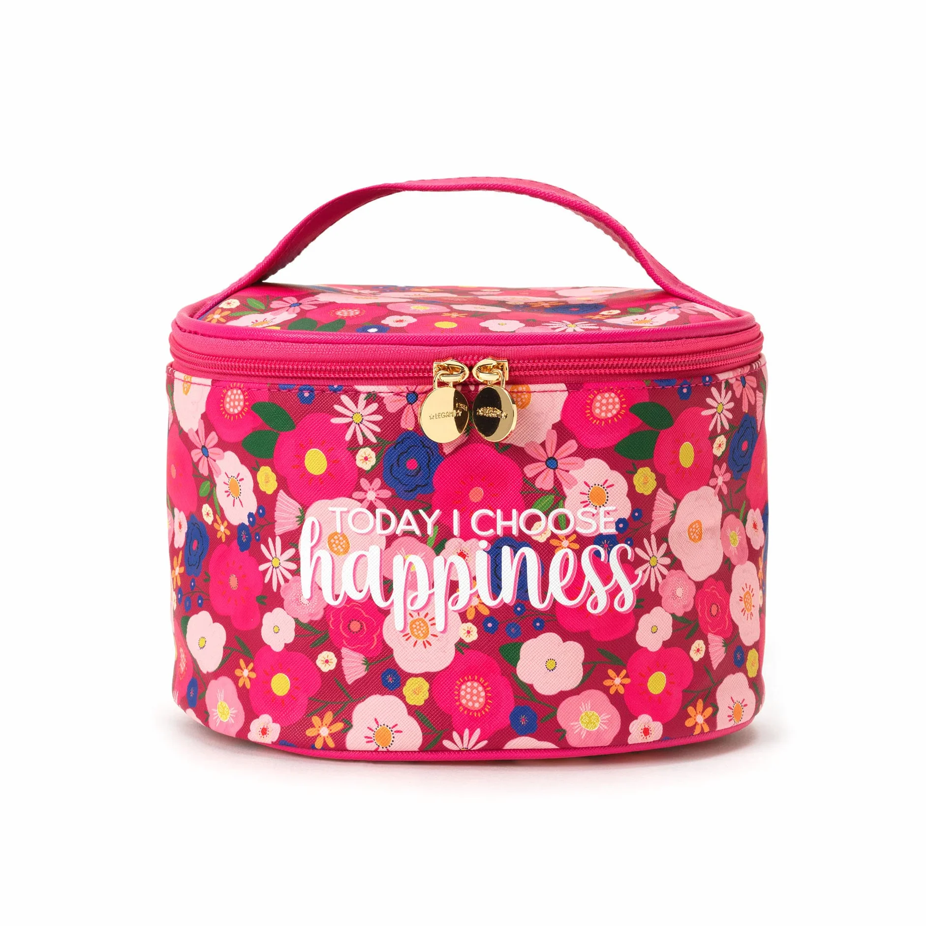 Legami Beauty Case Borsa per Trucchi spaziosa Chiusura a Zip 21x19 cm Flowers