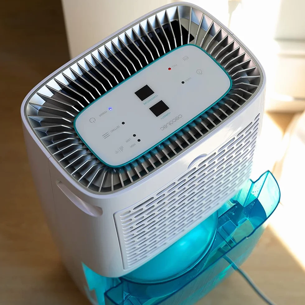 Cecotec - Deumidificatore Big Dry 4000 Expert. Timer 24 h, silenzioso indicatore LED (Bianco, BigDry 4000 Expert Connected)