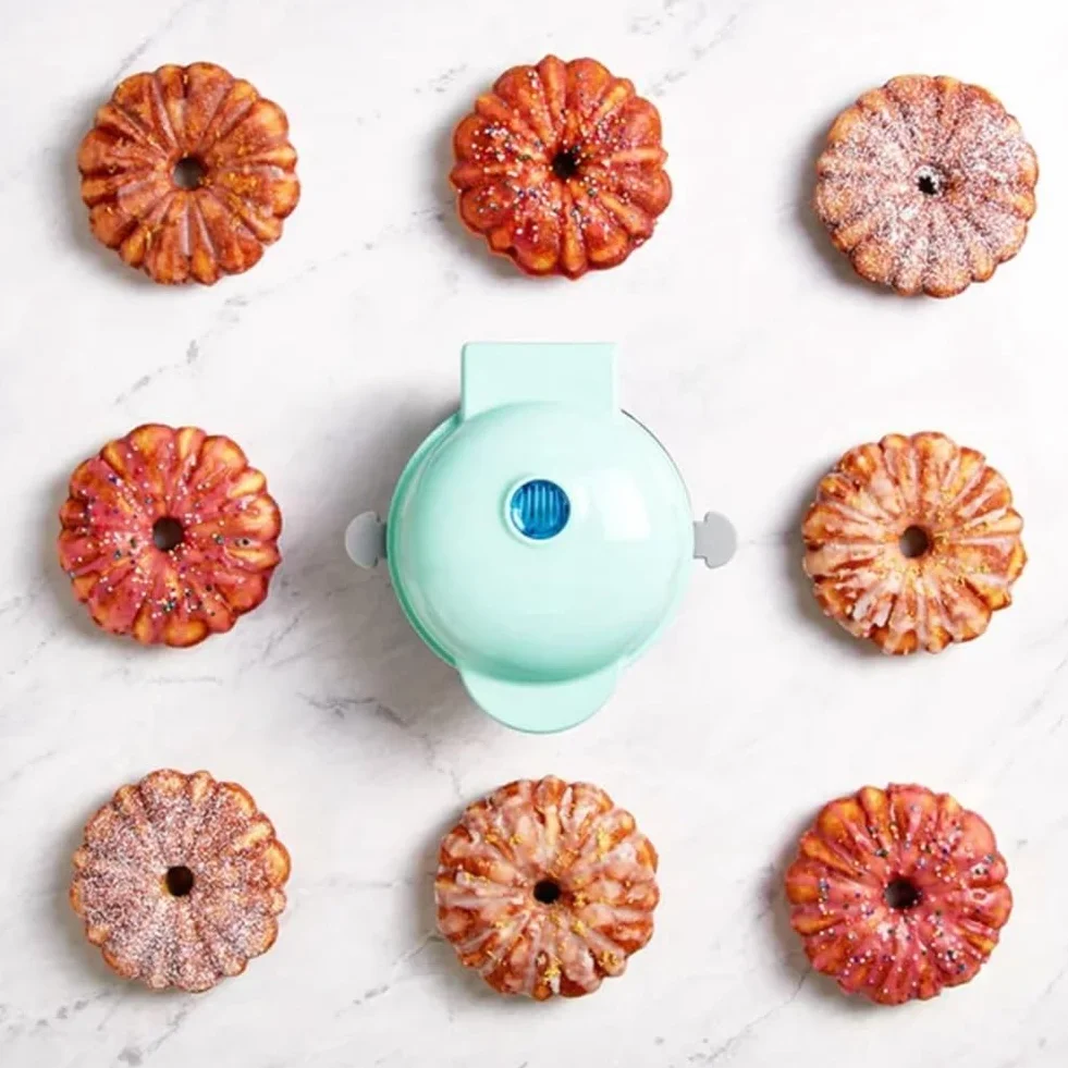 Min -Cialda Macchina per Torta di Domestica Macchina per La Colazione per Bambini Mini Macchina per Cuocere al Forno Mini Macchina Spina UE
