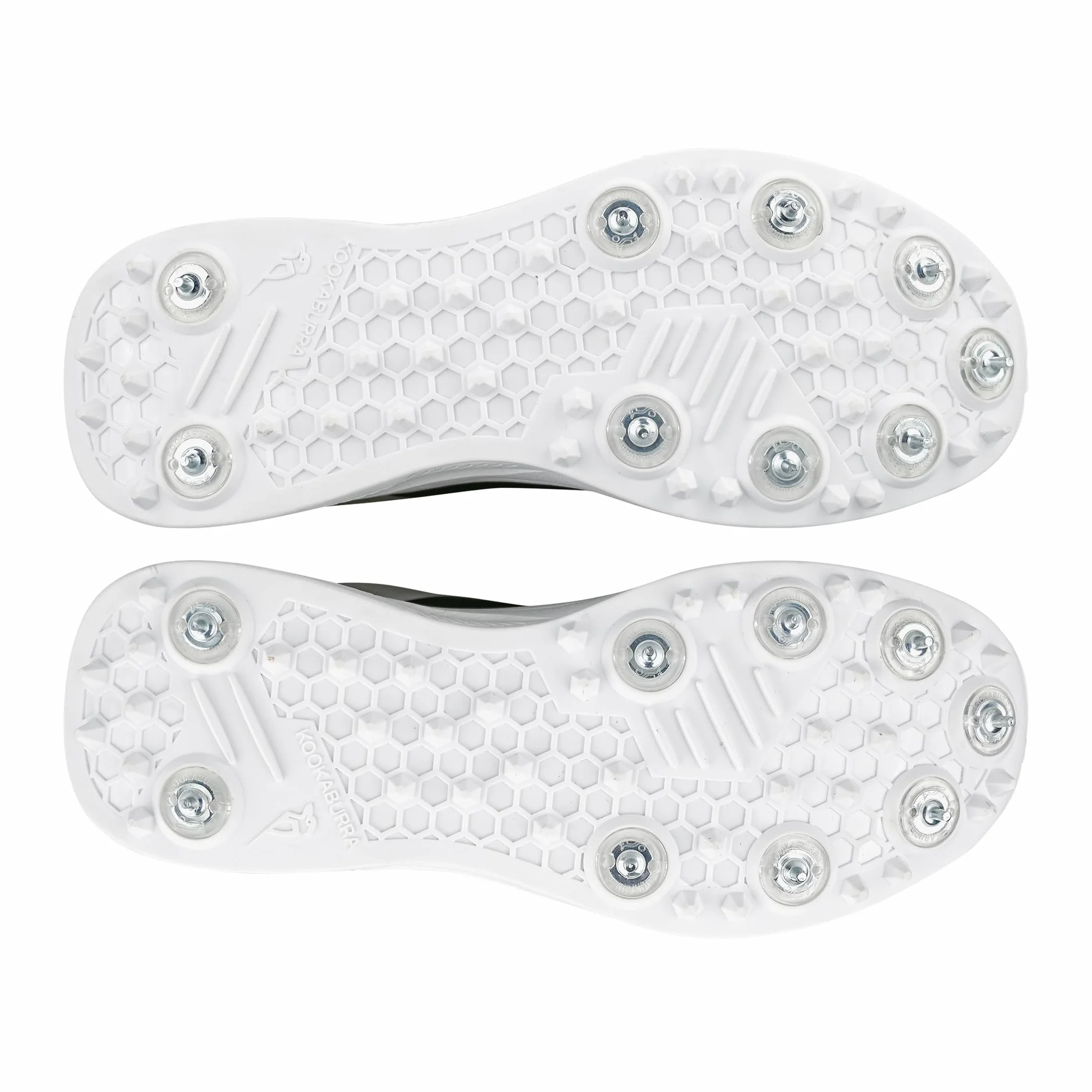 KOOKABURRA KC Players Spike Cricket Shoe - White/Black