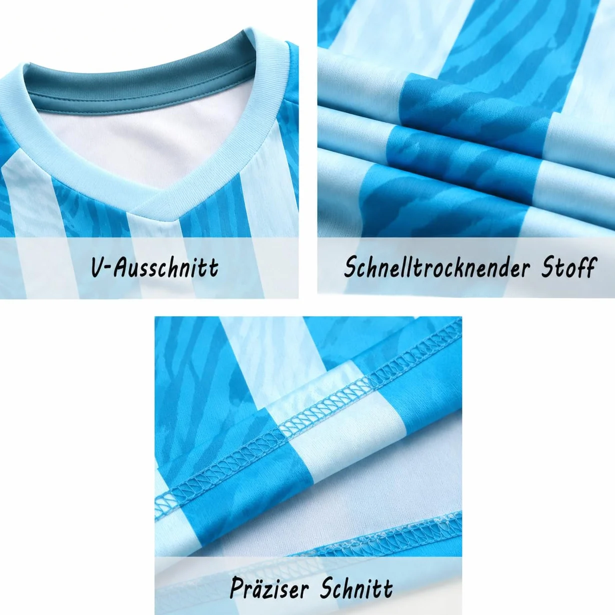 Generico Magliette da Calcio Personalizzabili, Maglie da Calcio Personalizzate per Adulti e Bambini con Numero Nome Team Logo, Regali Personalizzati