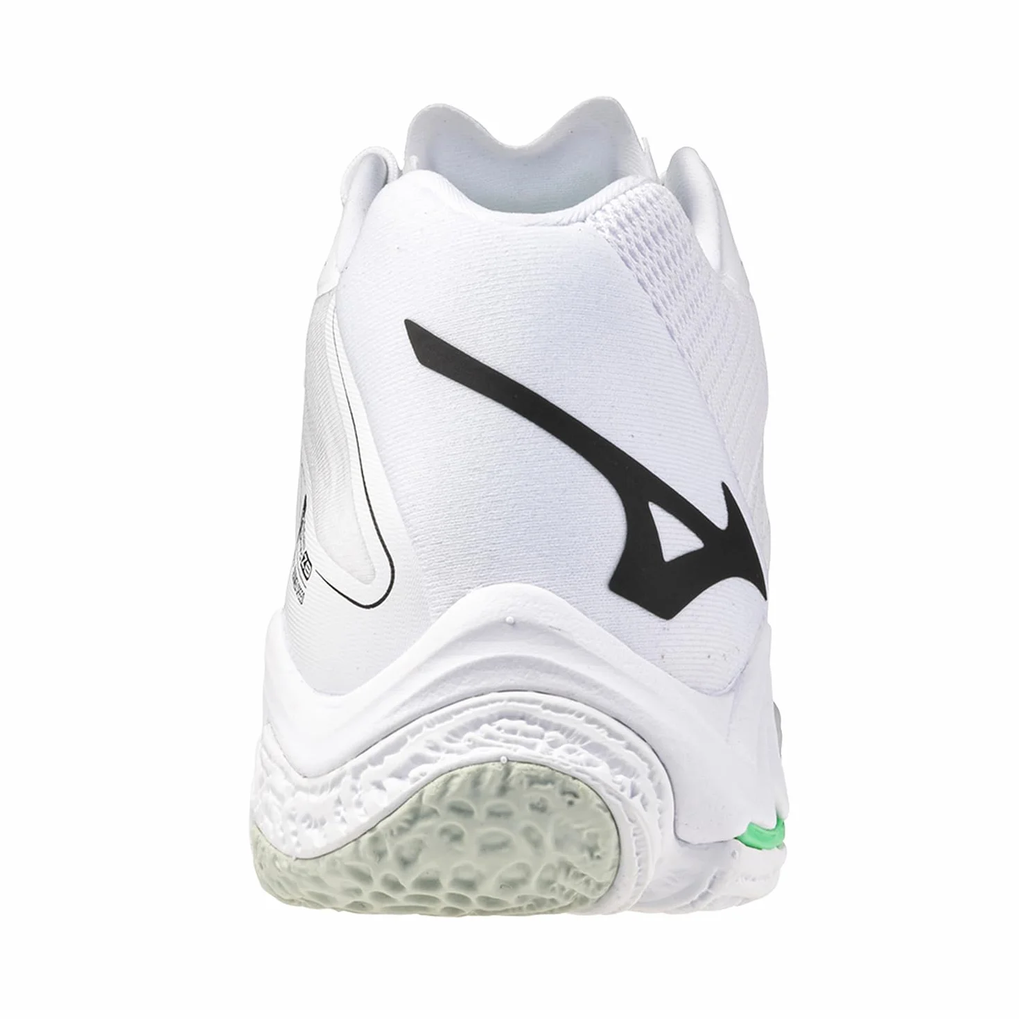 Mizuno Wave Lightning Z8 Mid, Scarpe da Pallavolo Professionali, White/Black/Frozen Emerald