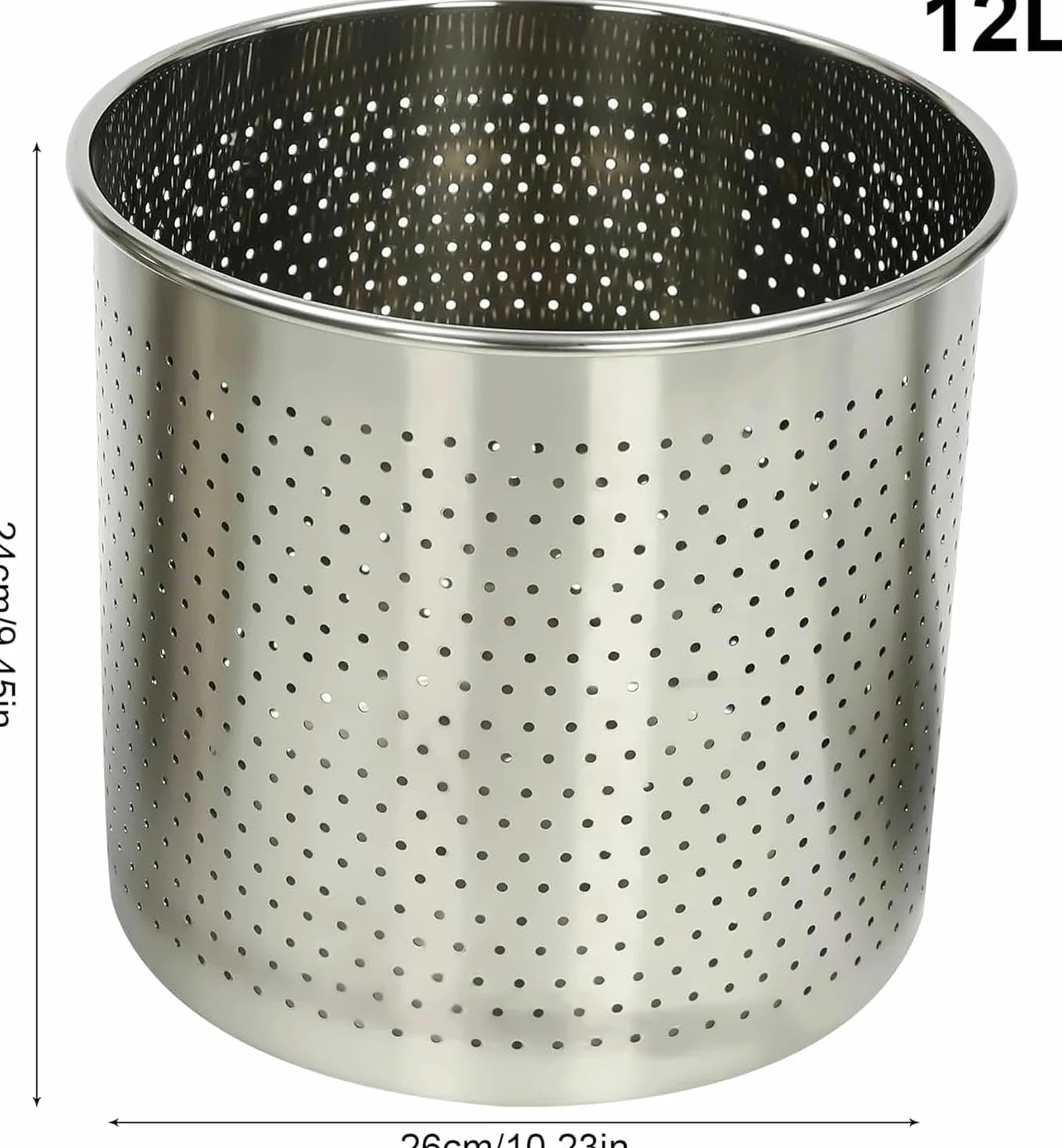 22L/5.8Gal Macchina per la spremitura del vino di frutta, pressa per formaggio, erbe aromatiche, frutta e vino in acciaio inox, spremiagrumi manuale con martinetto idraulico e vassoio sanitario~/