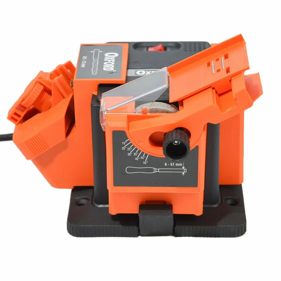 Affilacoltelli Elettrico 160W Affila Coltelli Arrota Lame Forbici Cacciaviti Scalpello Affilatrice Multifunzionale