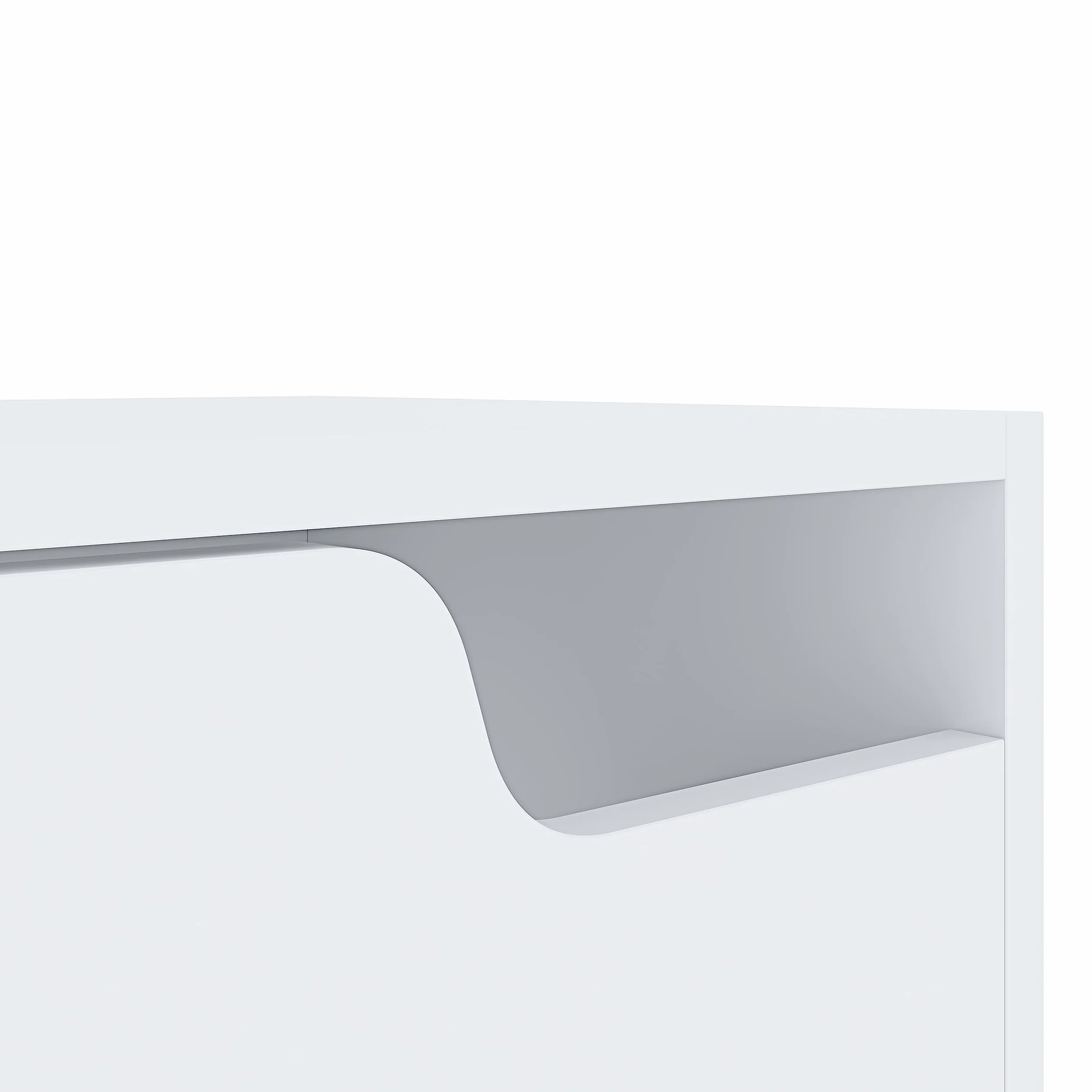 Arreditaly Scarpiera Portascarpe 3 Ante Legno MDF 115x24x63 cm White