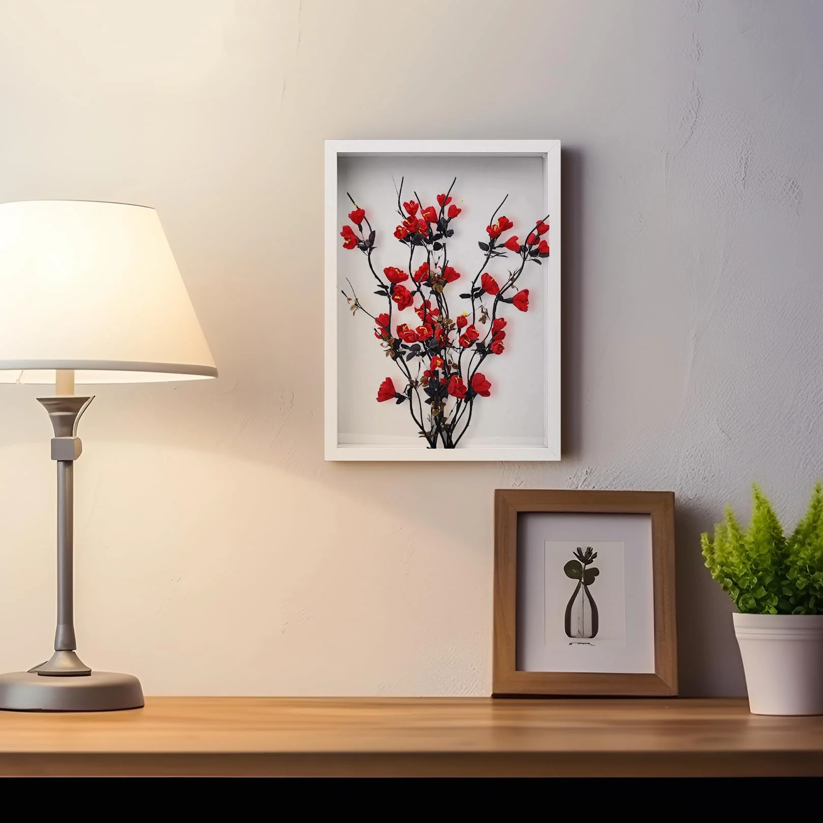 cornice 3D Profonda da Riempire A4, Cornice Profonda 3,5cm per Medaglie o Ricordi, Pannello Acrilico Trasparente per Foto Medaglie e Fiori Secchi, 21x29,7 cm