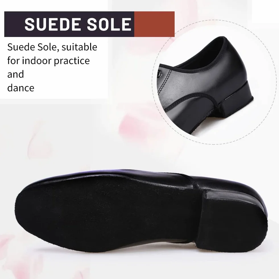 Scarpe Ballo Latino Uomo Chiuse da Sala Salsa Model LHD401