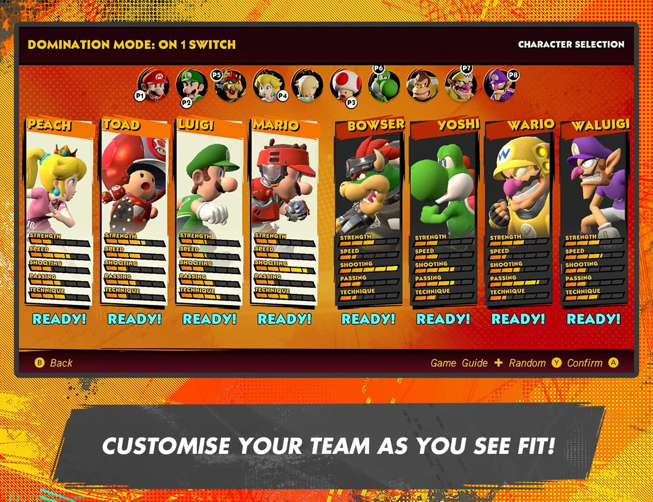 Nintendo Mario Strikers: Battle League Standard Anglais Nintendo Switch
