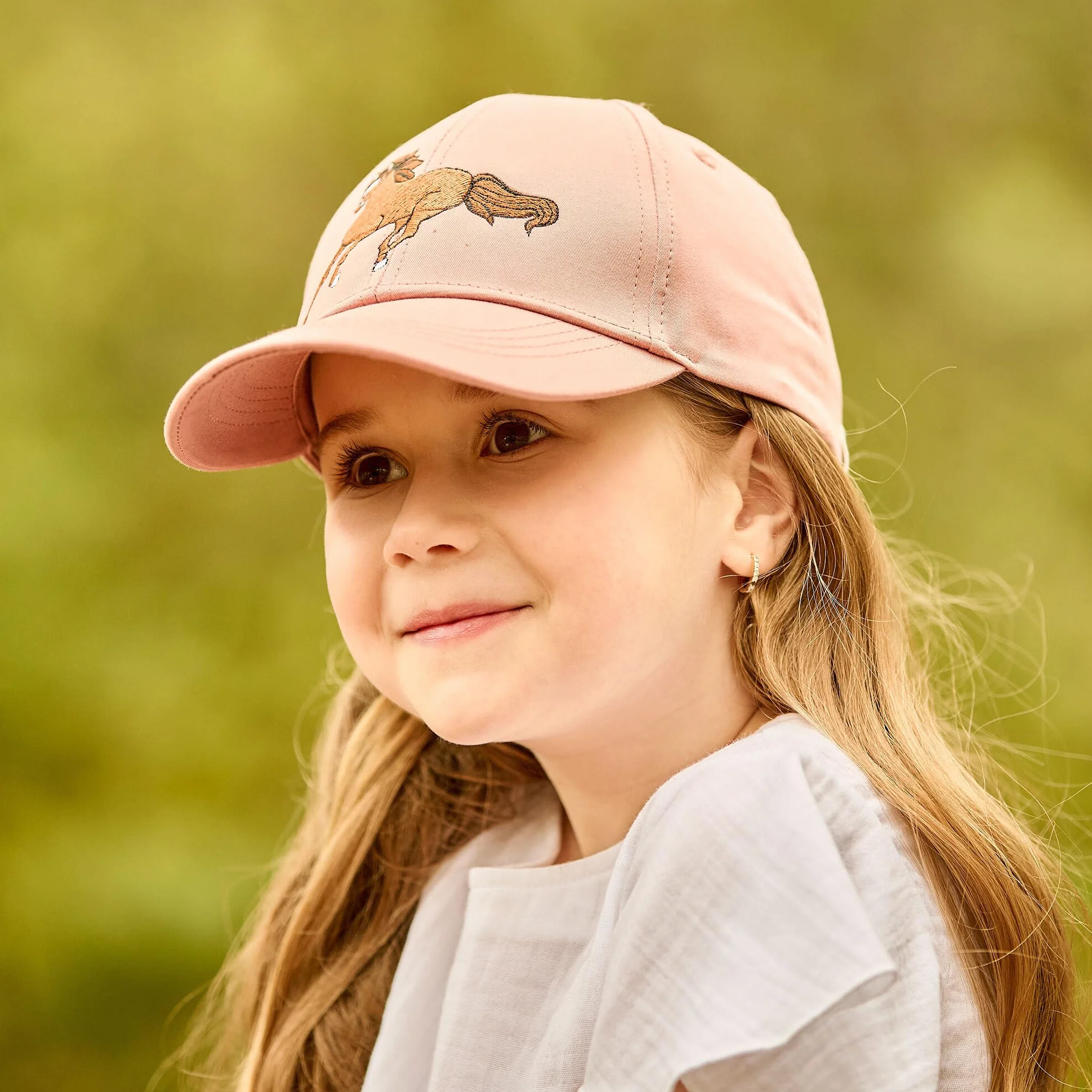 Maximo Berretto da bambina con cavallo ricamo