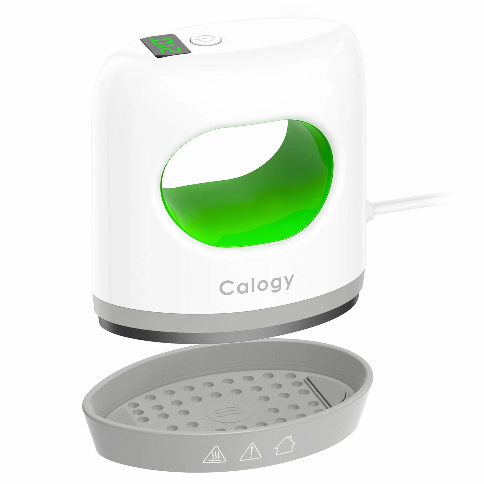 Calogy Mini macchina della pressa, Plotter di trasferimento 4 livelli di temperatura max 210℃ riscaldamento rapido precisione stampa ferro per magliette, polsini, scarpe, tazze e bricolage