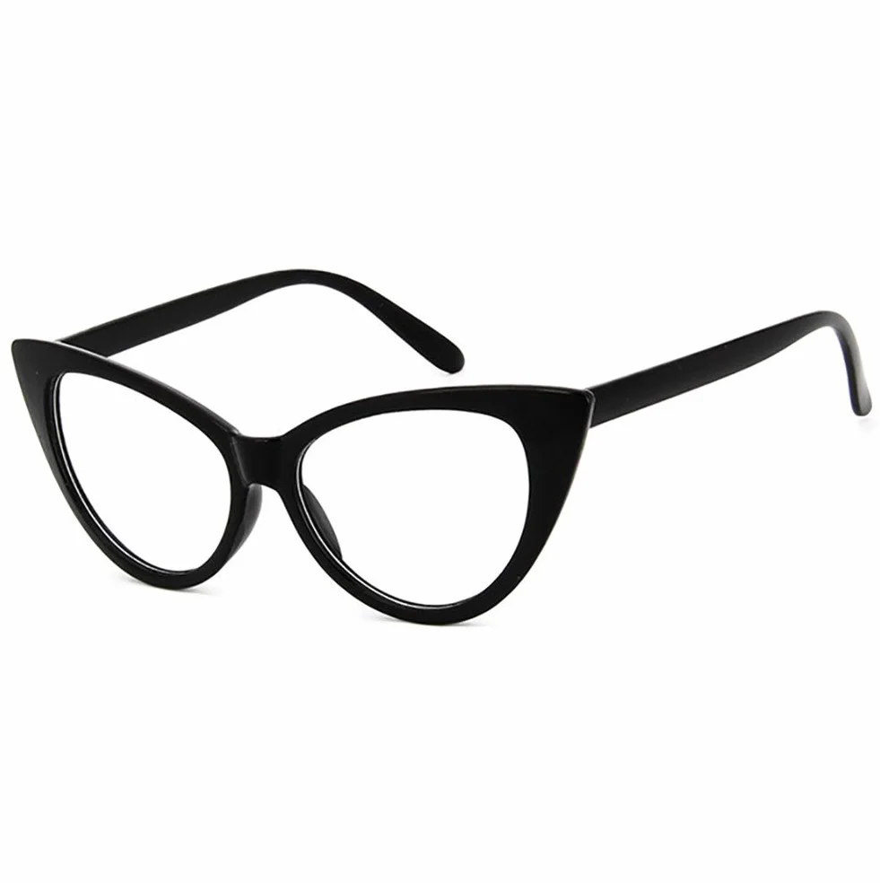Dawnzen® Occhiali gatto da donna vintage anni 50s lente trasparente