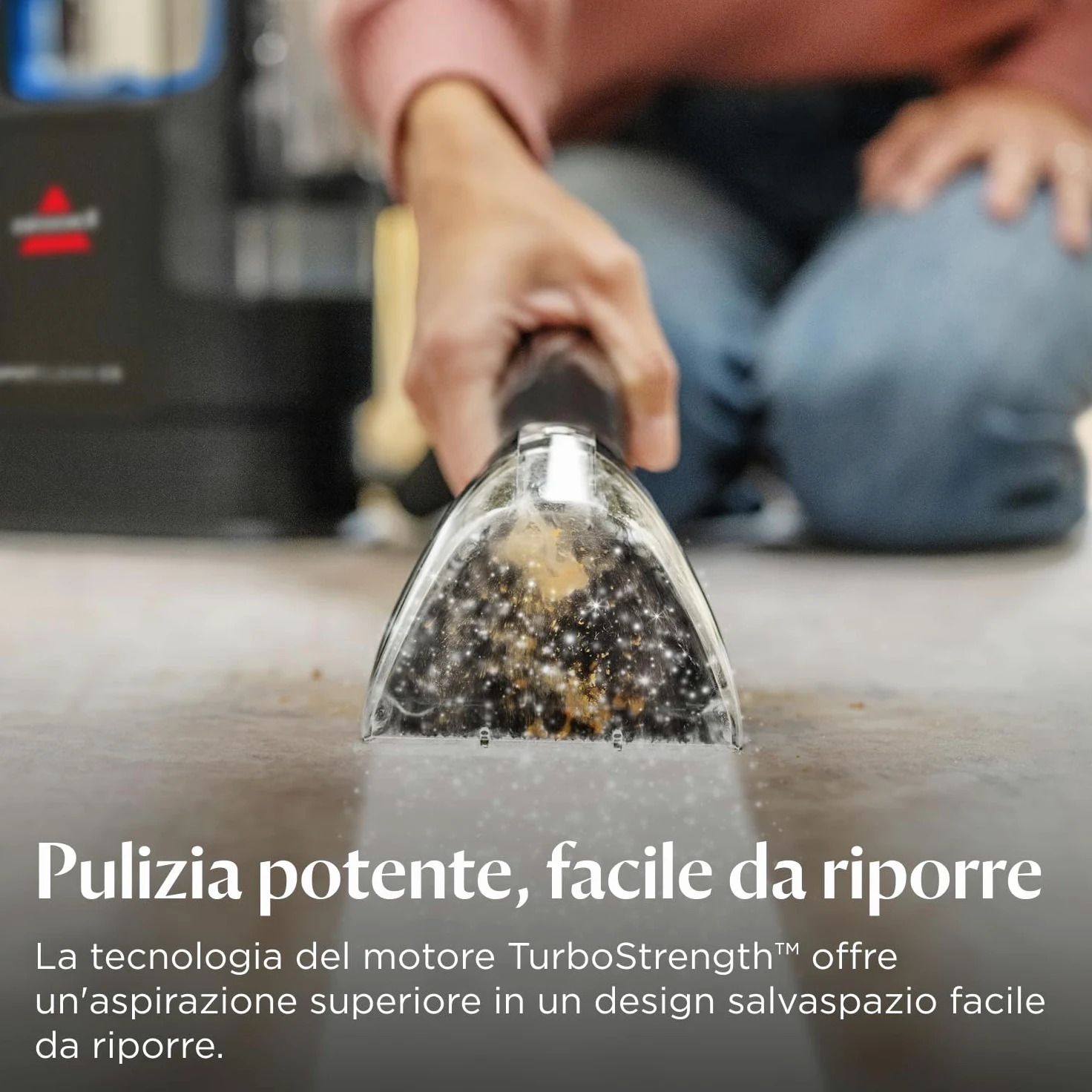 BISSELL SpotClean C5, Lavatappeti, Pulitore Macchie con Sistema Triple Action, Lava Tappezzeria per Tappeti, Auto, Divani, Moquette, Materassi e Altro, Lavatappezzeria, Potente Motore da 400W, 3861N