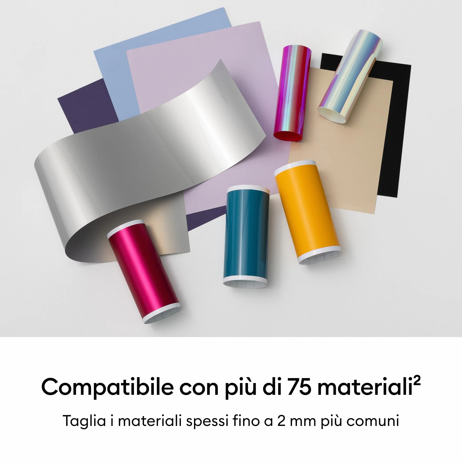 Cricut Joy™ 2 Deluxe Bundle + Contenuti digitali. Macchina da taglio intelligente compatta, ideale per biglietti personalizzati, adesivi semplici ed etichette