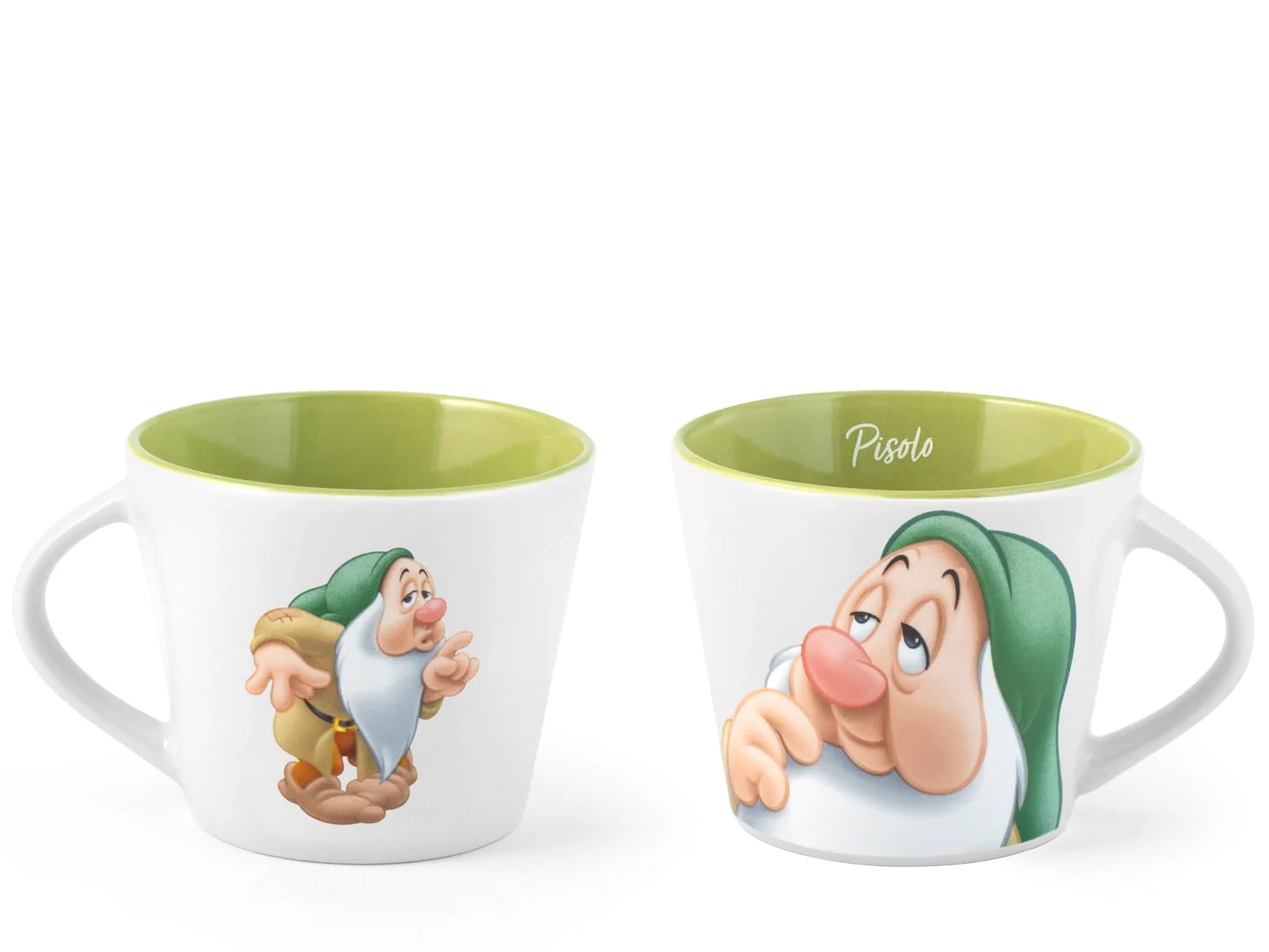 Home Disney- Sette nani, set 12 tazze da te' Sette nani POP, 280 cc, personaggi assortiti, New Bone China, lavabili in lavastoviglie, idonee al microonde