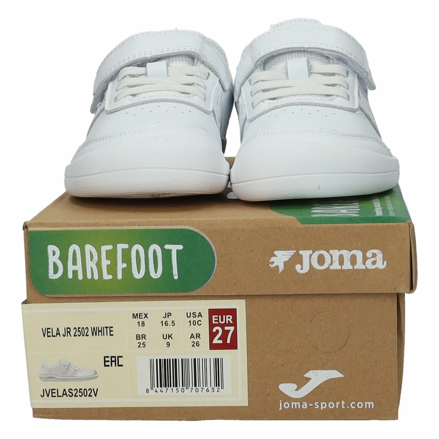 Joma Vela Jr 2502 Blanco Barefoot Scarpe da Ginnastica