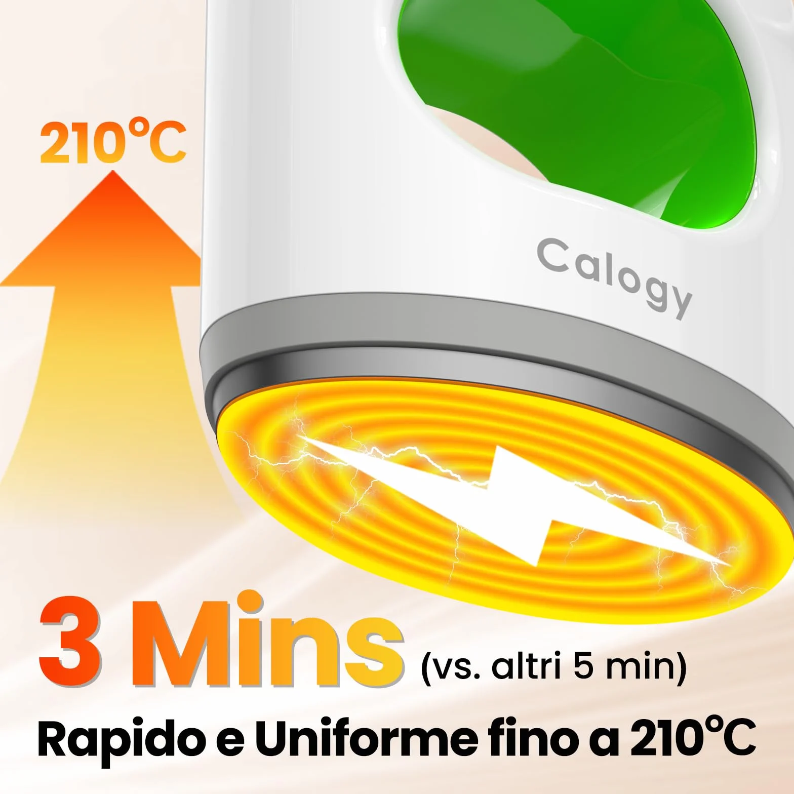 Calogy Mini macchina della pressa, Plotter di trasferimento 4 livelli di temperatura max 210℃ riscaldamento rapido precisione stampa ferro per magliette, polsini, scarpe, tazze e bricolage