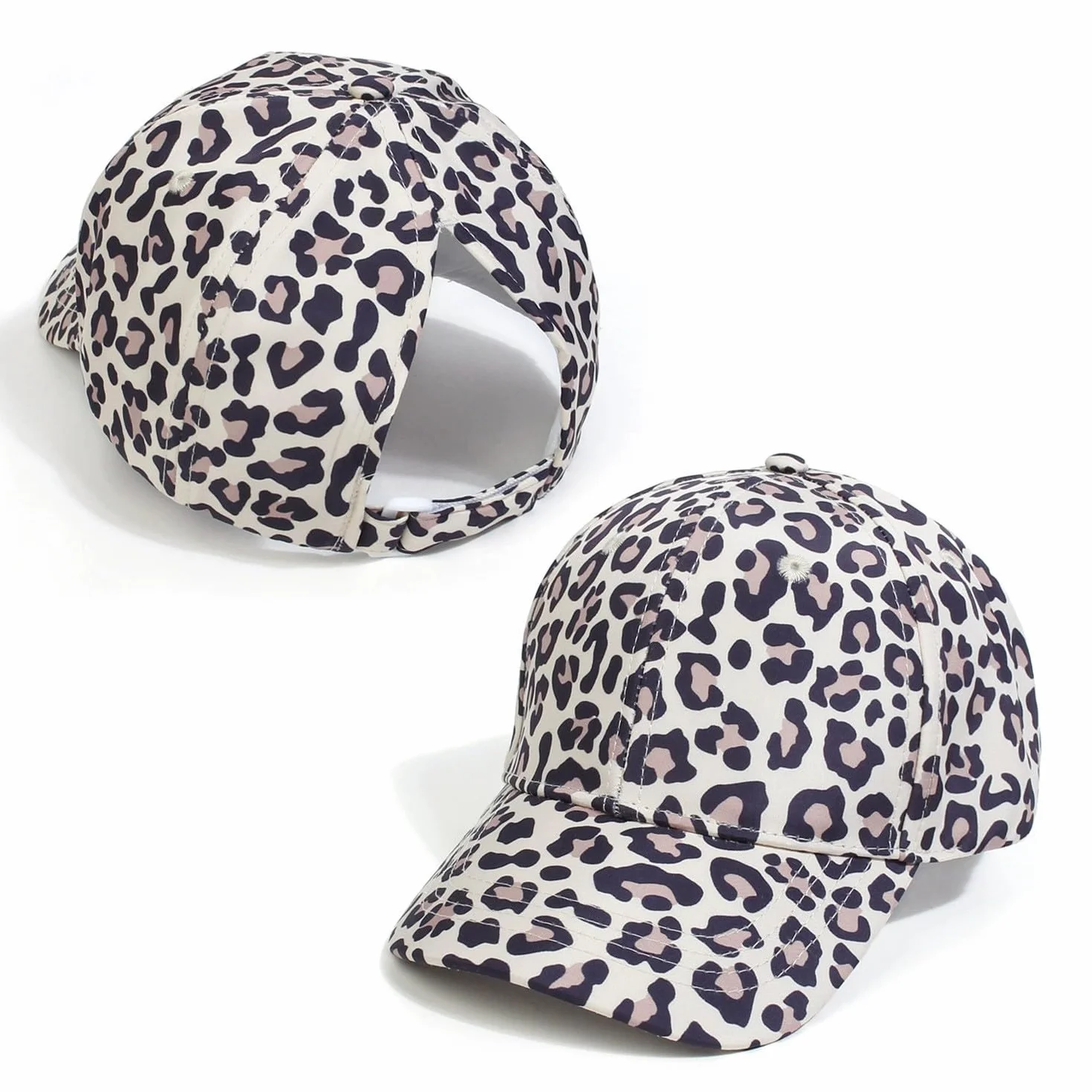 Cappello da baseball per bambini arcobaleno leopardato snapback regolabile