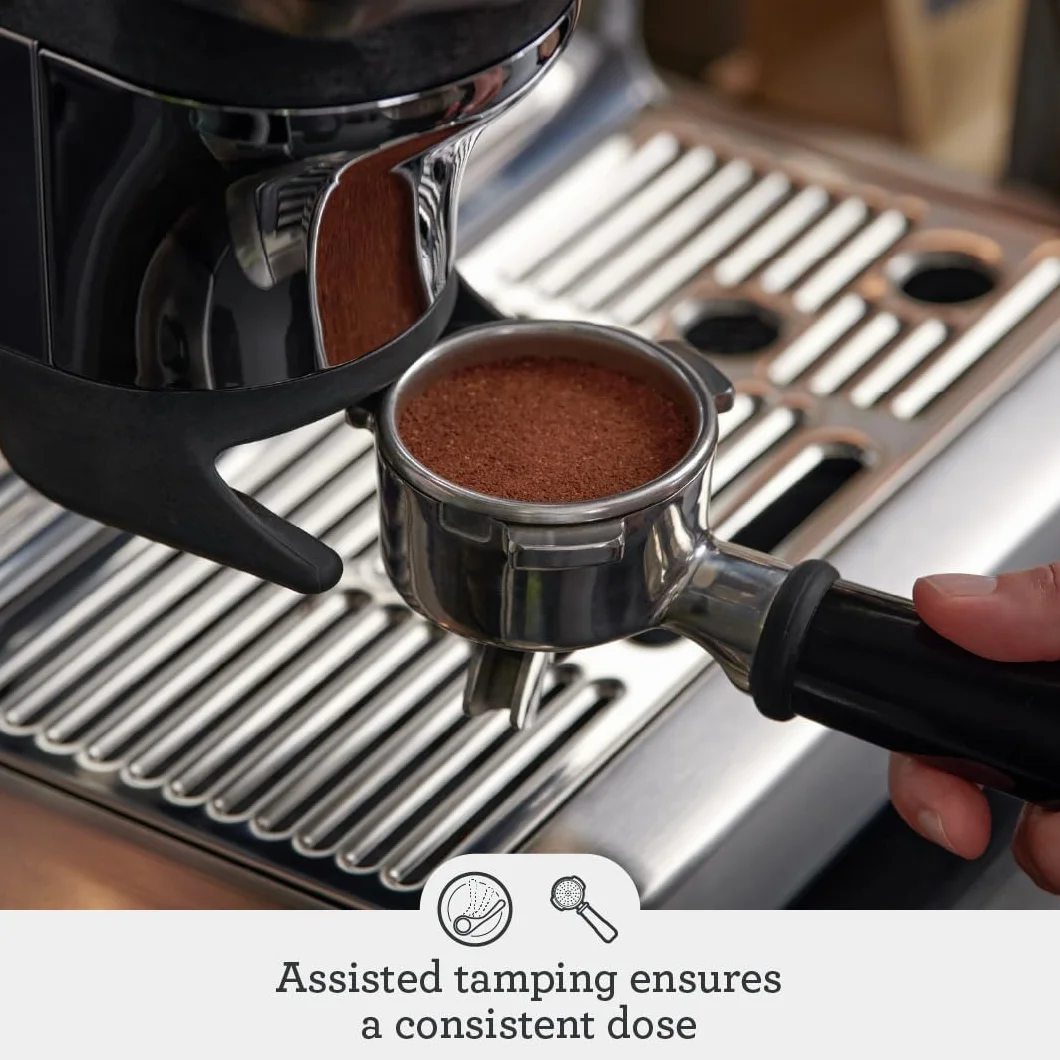 Breville Barista Express® Impress BES876BSS - Macchina da caffè in acciaio INOX spazzolato